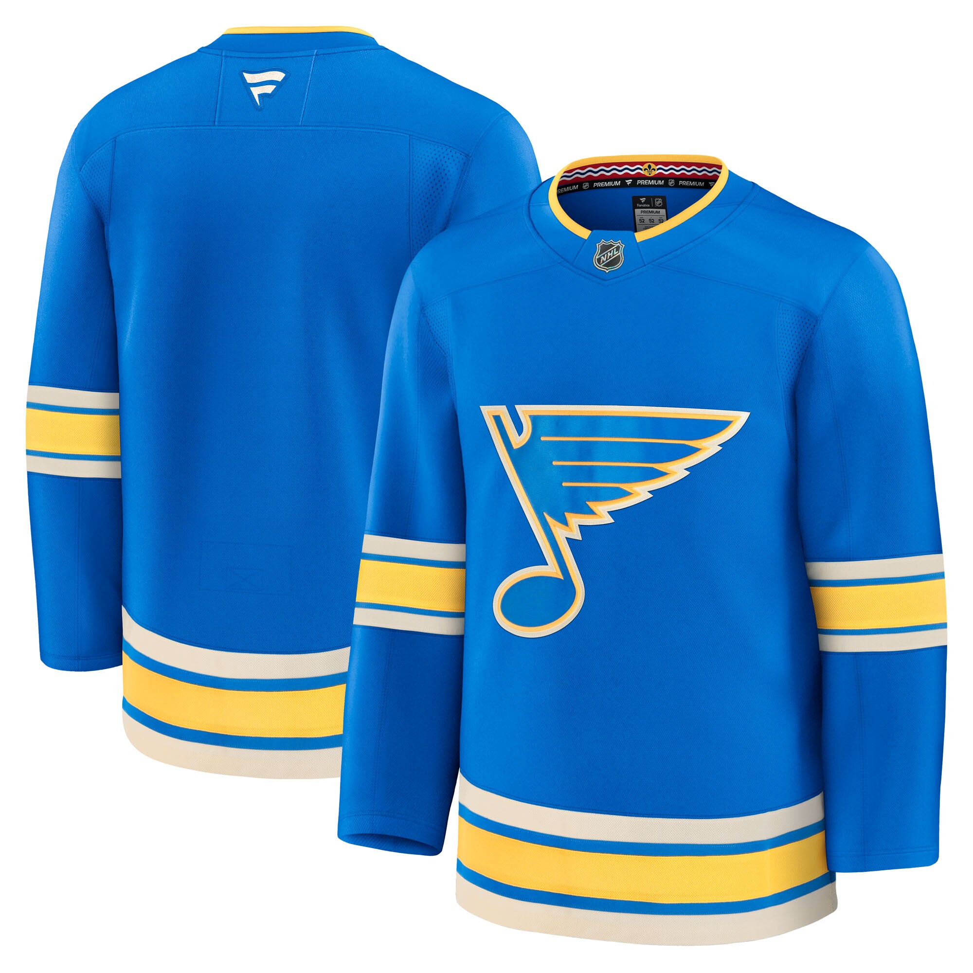 Men's St. Louis Blues Blue Alternate Premium Jersey - JS709 