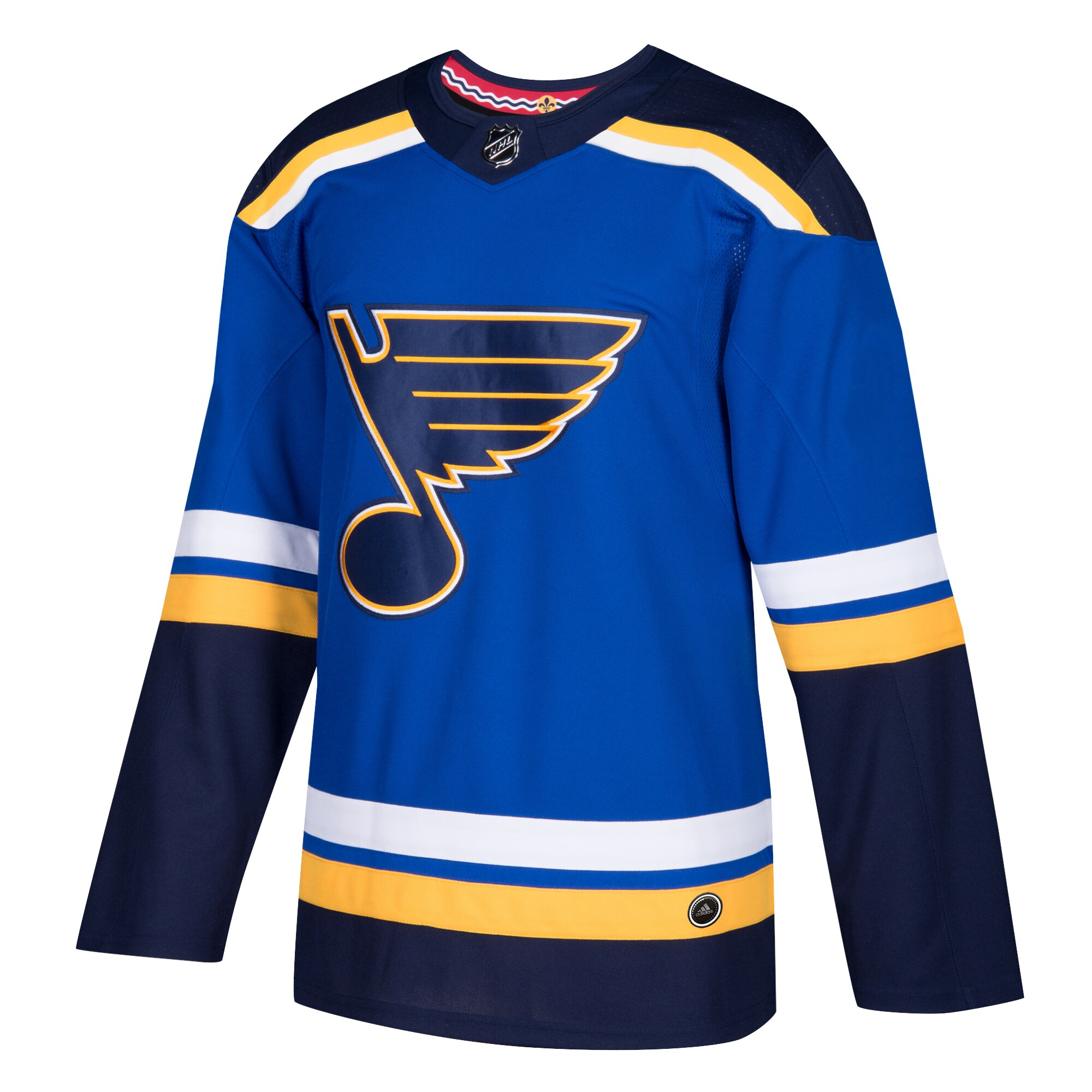 Alternative view of Men's St. Louis Blues Blue Home Blank Jersey - JS552 