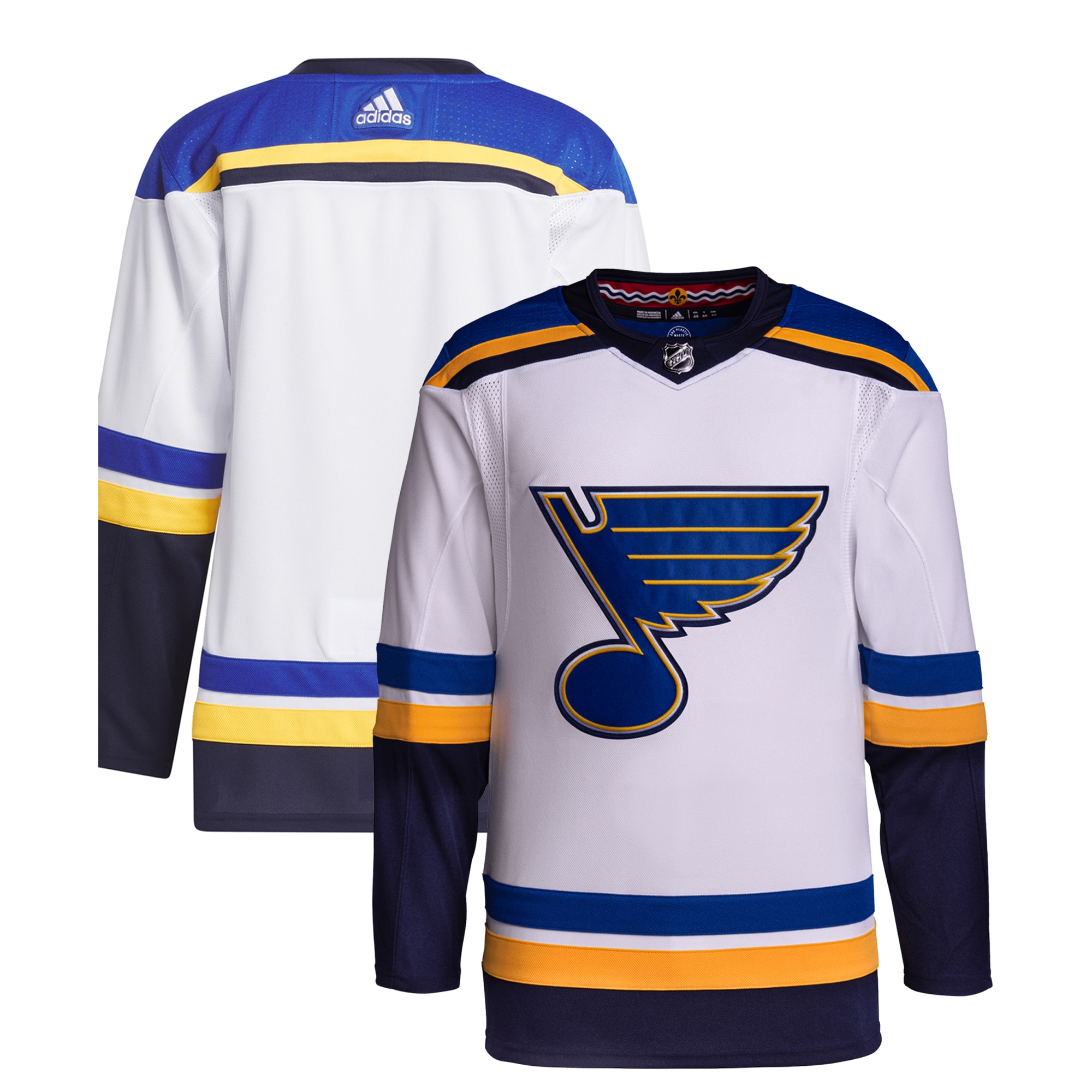 Men's St. Louis Blues White Away Primegreen Jersey - JS660 