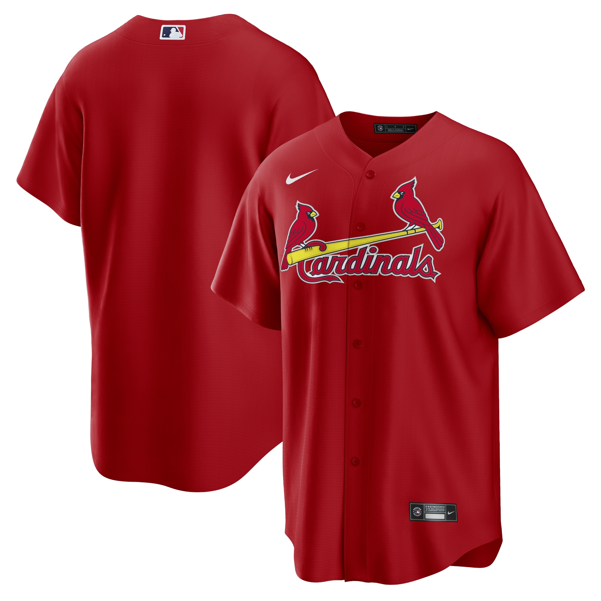Men's St. Louis Cardinals Red Alternate Team Jersey 