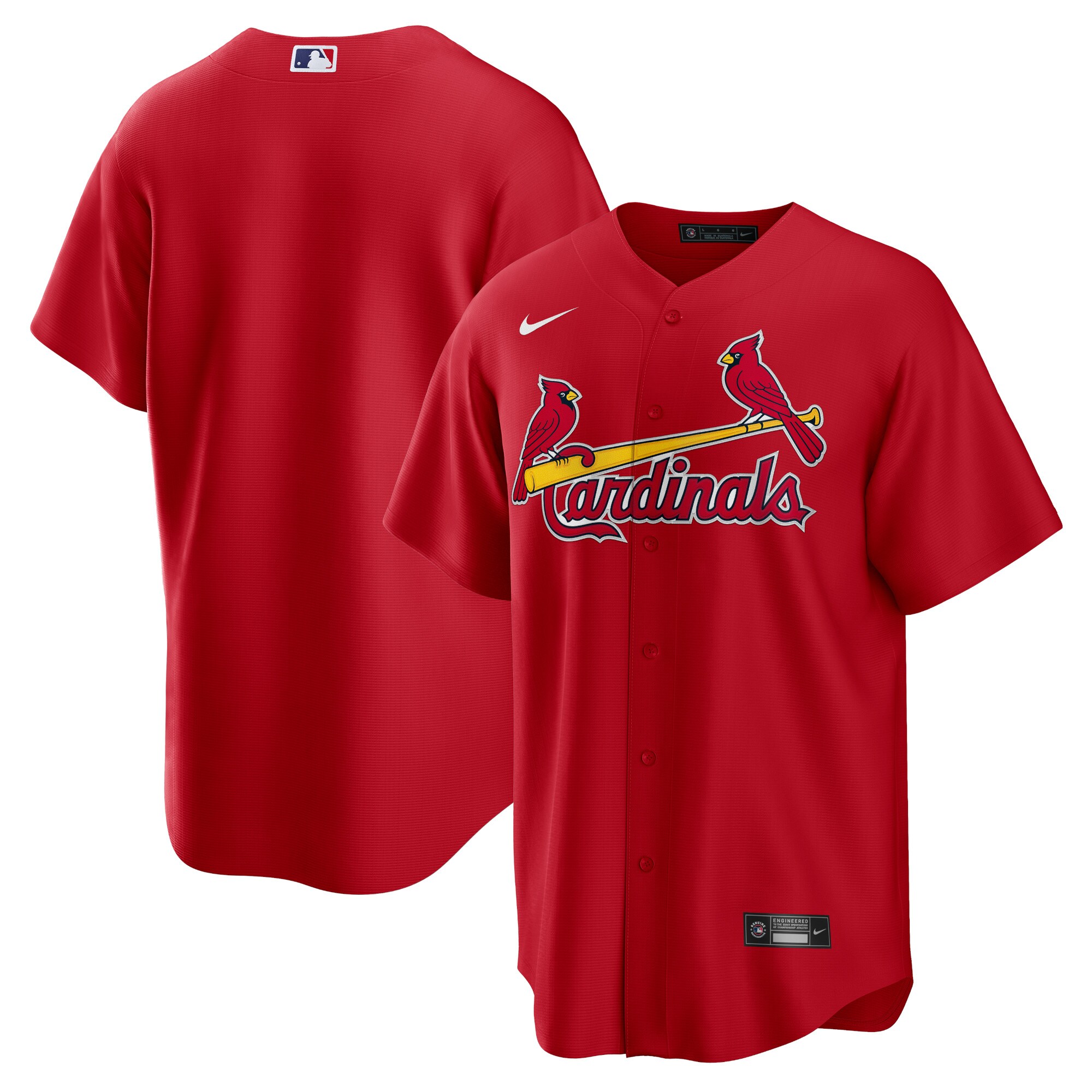 Men's St. Louis Cardinals Red Big & Tall Alternate Team Jersey 