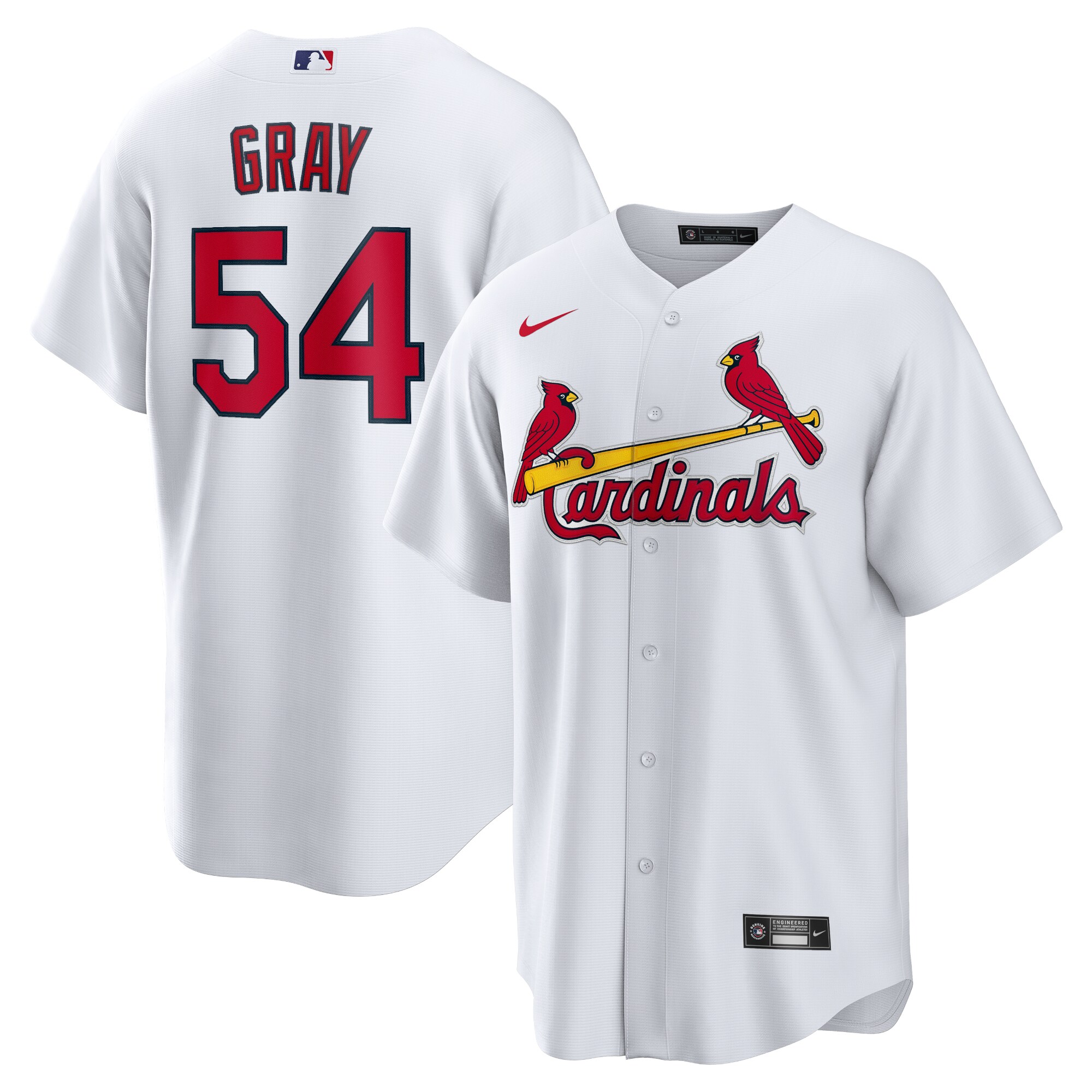 Men's St. Louis Cardinals Sonny Gray White Home Jersey 