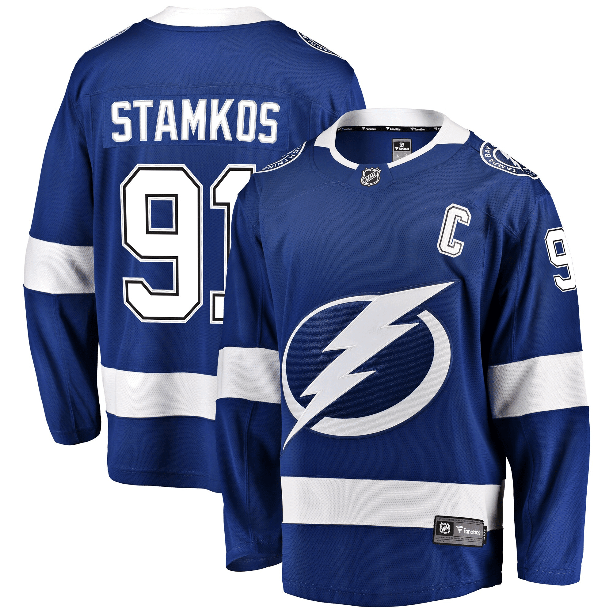 Men's Steven Stamkos Blue Tampa Bay Lightning Breakaway Player Jersey Jersey - JS907 