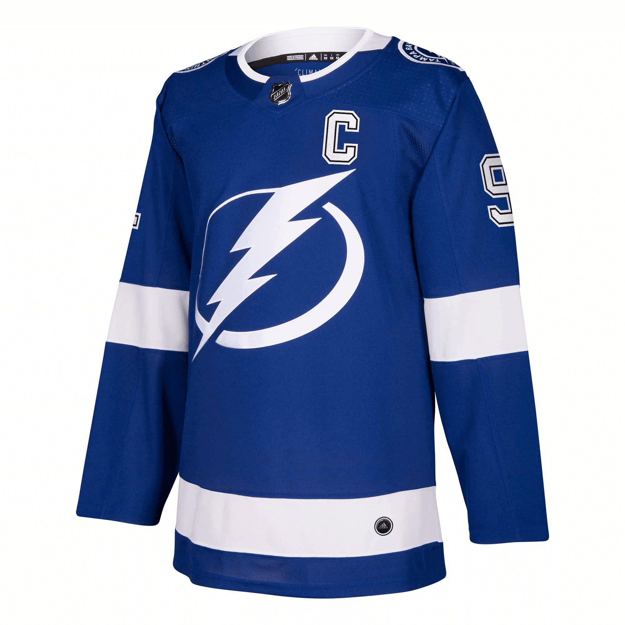Alternative view of Men's Steven Stamkos Blue Tampa Bay Lightning Player Jersey Jersey - JS273 