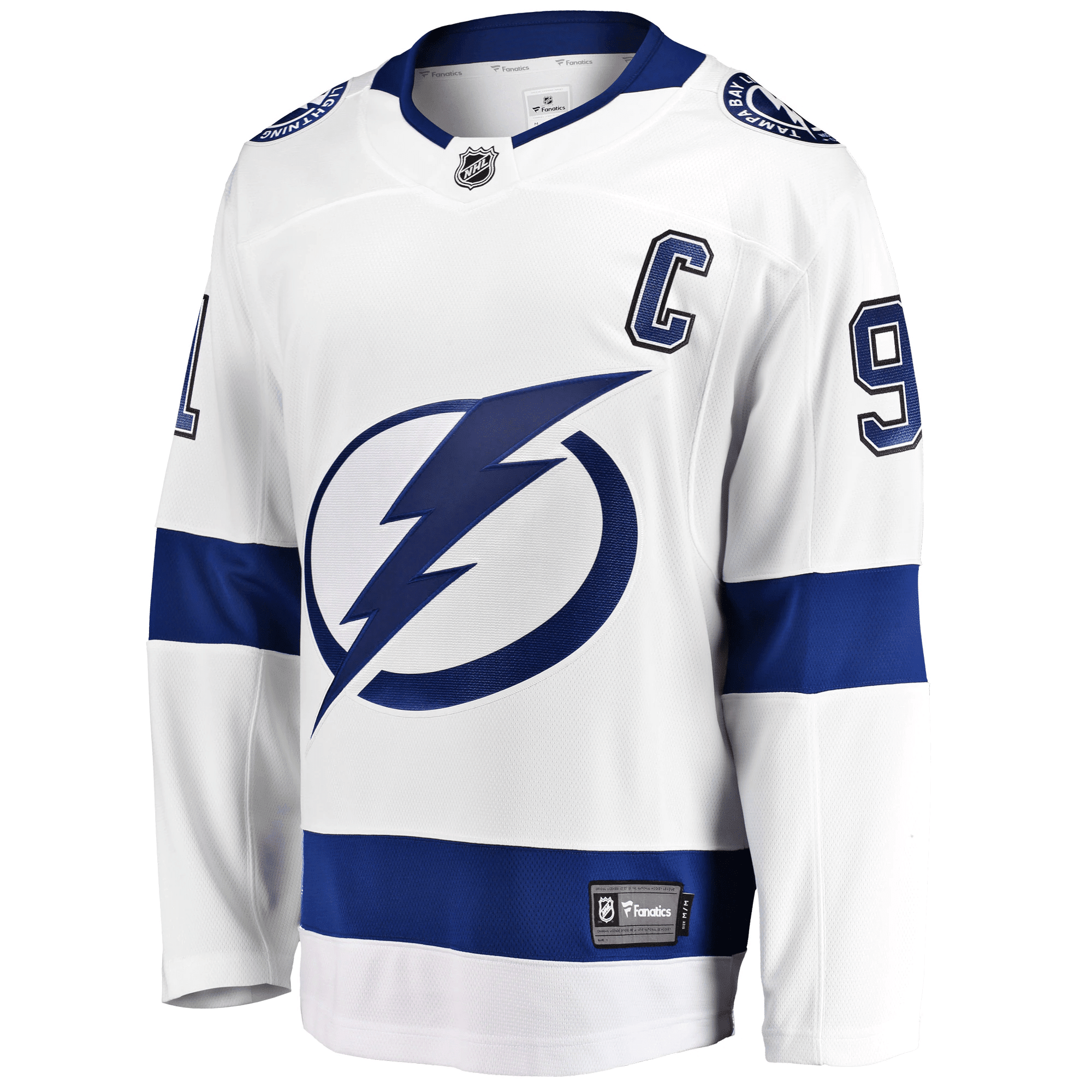 Alternative view of Men's Steven Stamkos White Tampa Bay Lightning Breakaway Player Jersey Jersey - JS740 