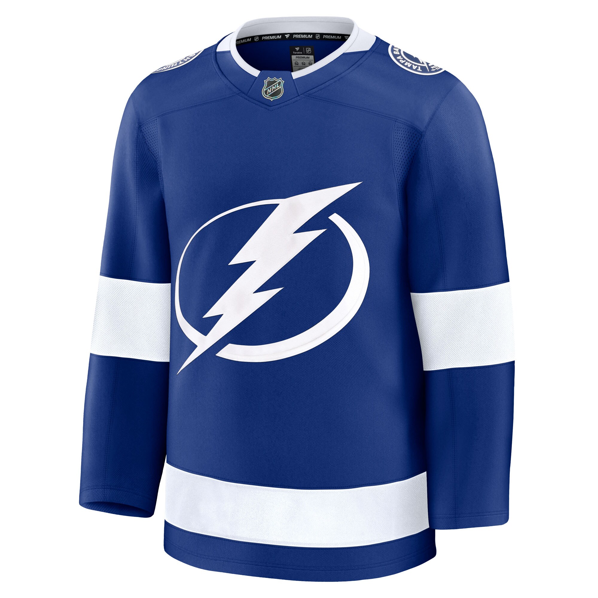 Alternative view of Men's Tampa Bay Lightning Blue Home Premium Jersey - JS730 