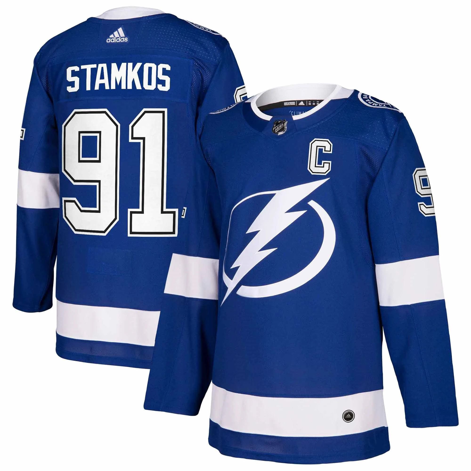 Men's Tampa Bay Lightning Steven Stamkos Blue Player Jersey - JS416 