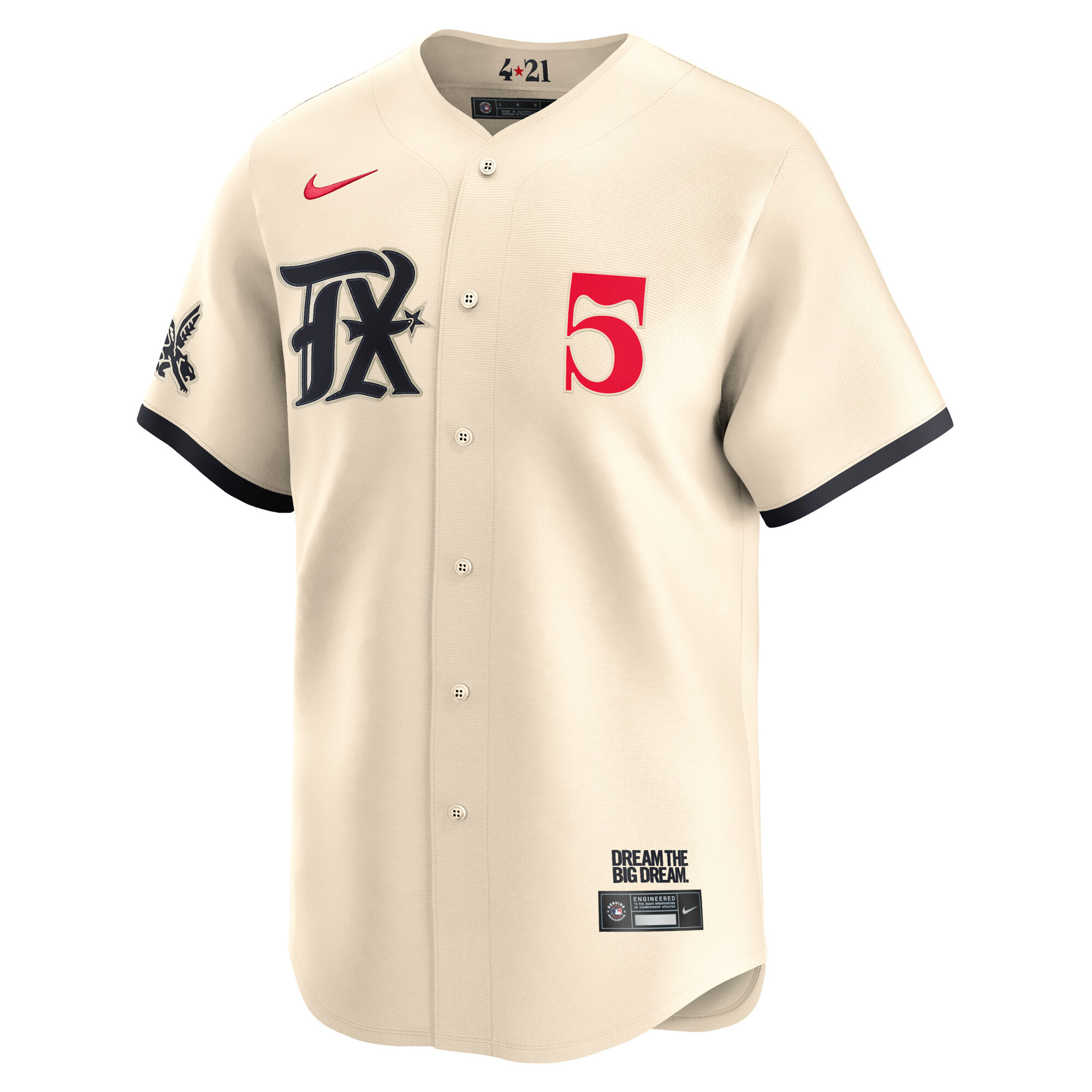 Alternative view of Men's Texas Rangers Corey Seager Cream City Connect Limited Player Jersey - JS696 