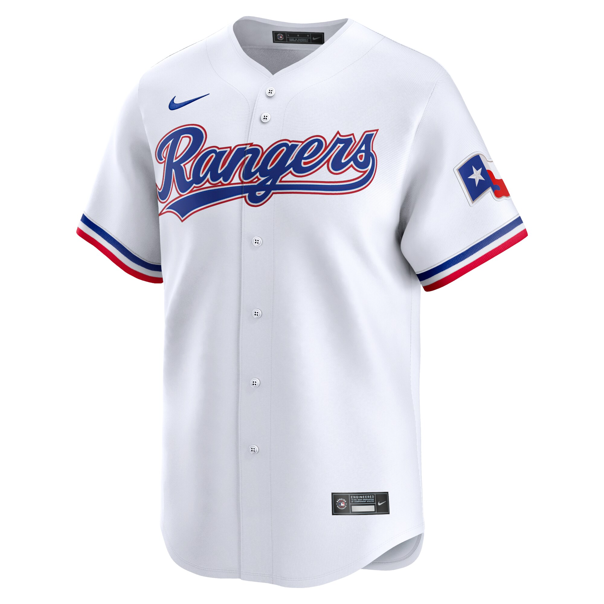 Alternative view of Men's Texas Rangers Marcus Semien White Home Limited Player Jersey - JS471 