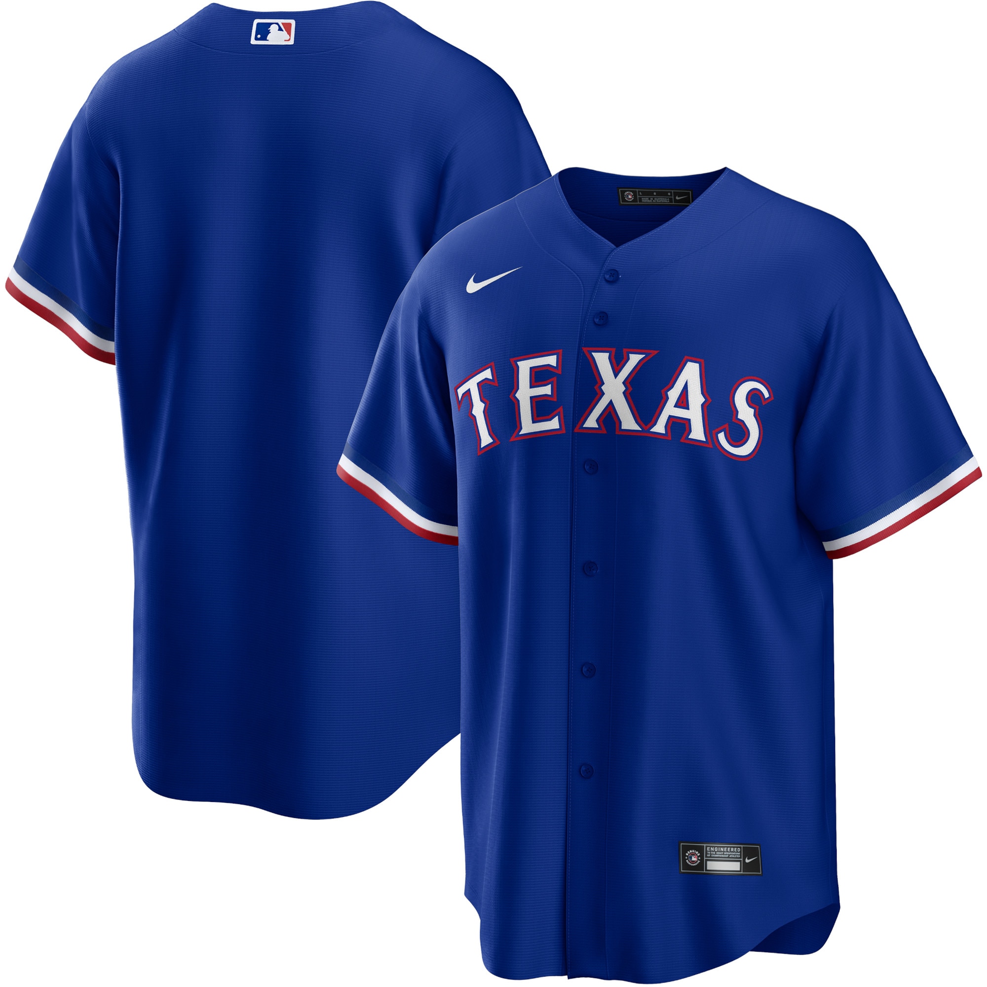 Men's Texas Rangers Royal Alternate Team Logo Jersey - JS934 