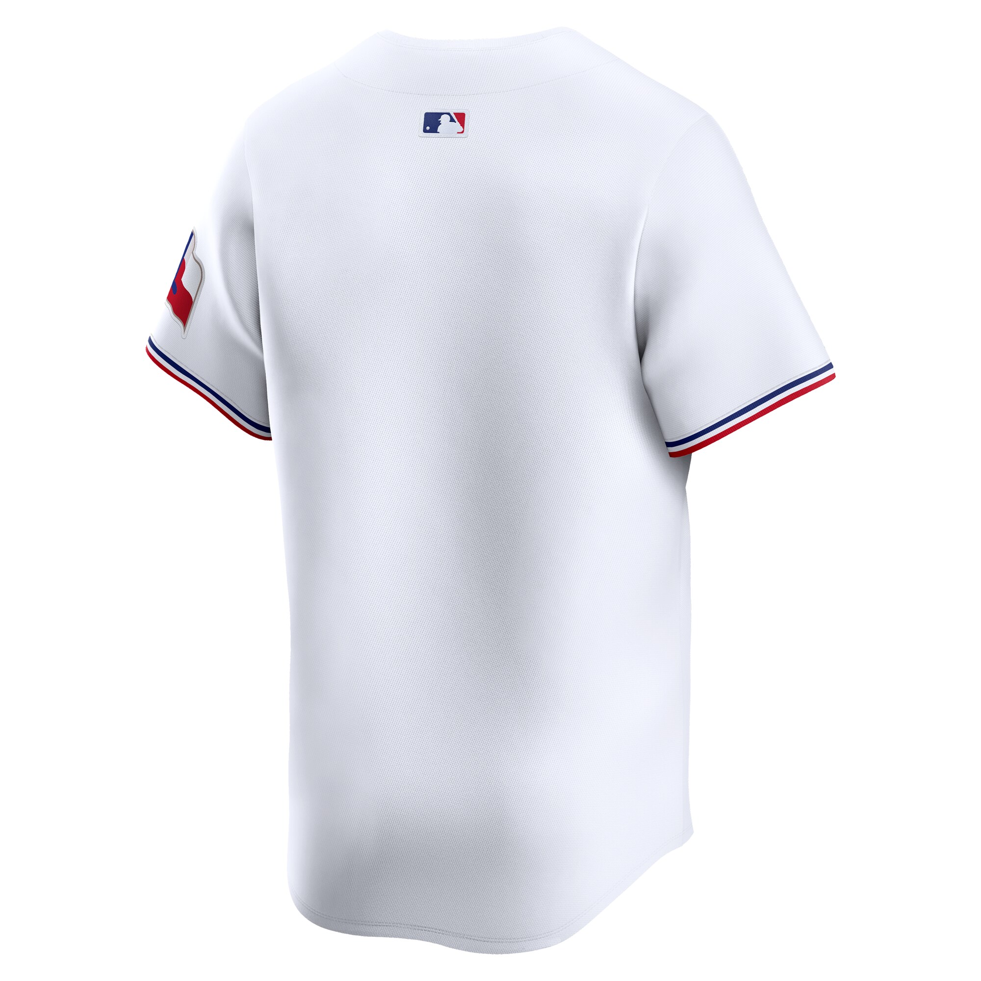 Alternative view of Men's Texas Rangers White Home Limited Jersey - JS314 
