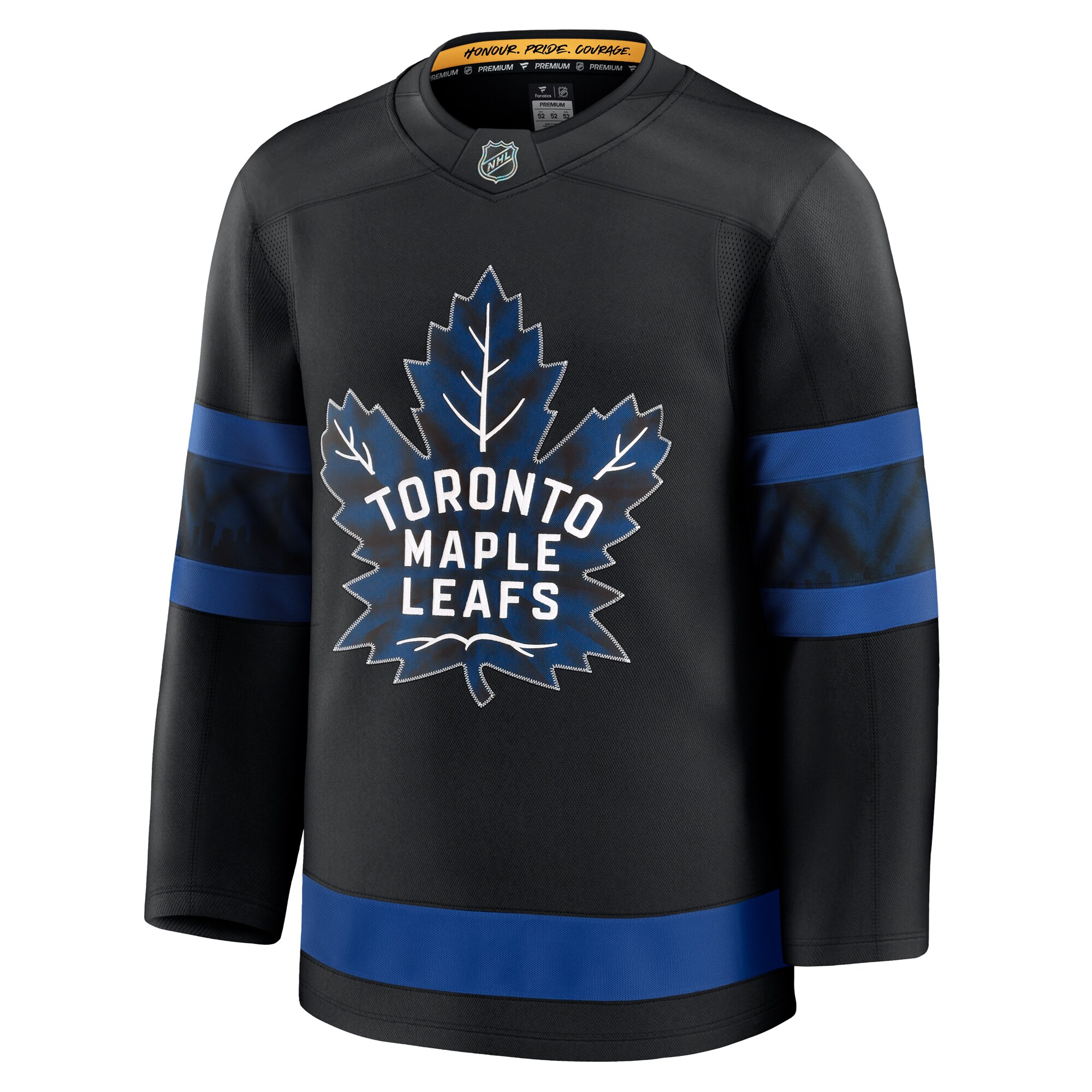Alternative view of Men's Toronto Maple Leafs Black Alternate Premium Jersey - JS949 