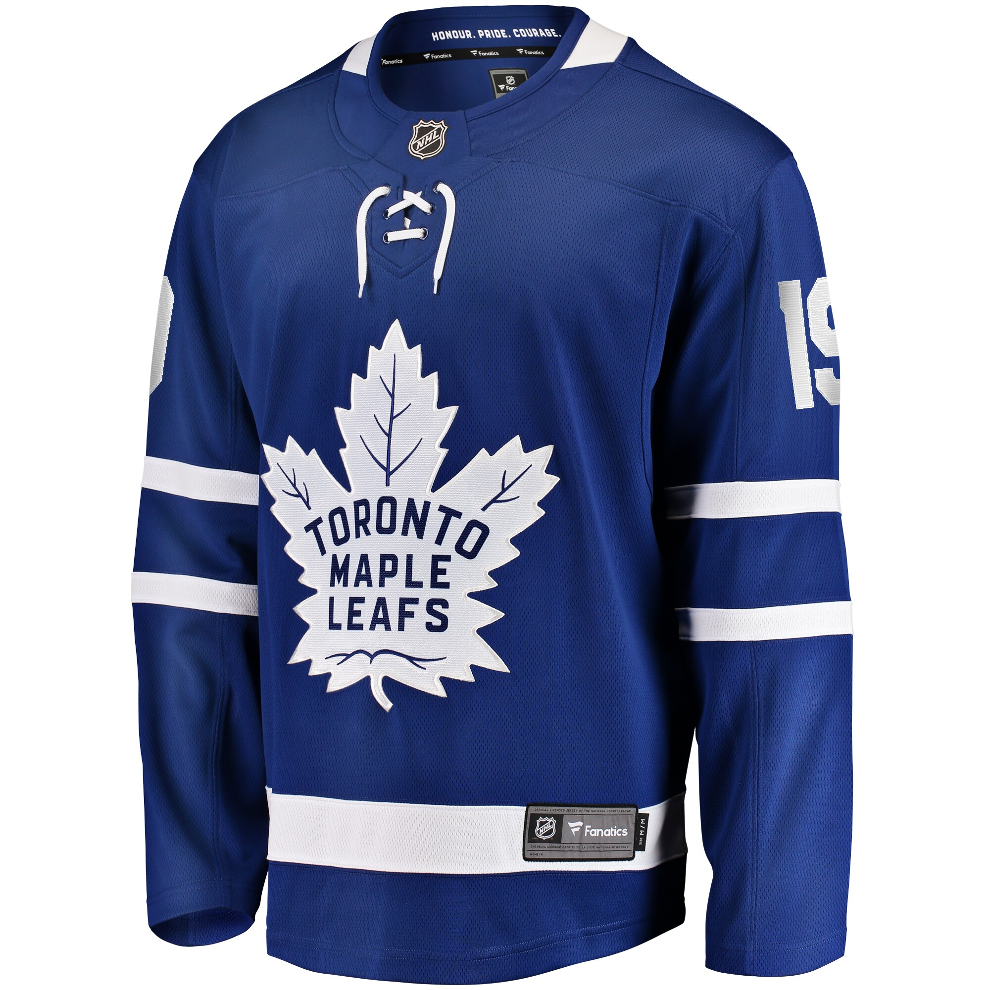Alternative view of Men's Toronto Maple Leafs Calle Jarnkrok Blue Home Breakaway Player Jersey - JS494 