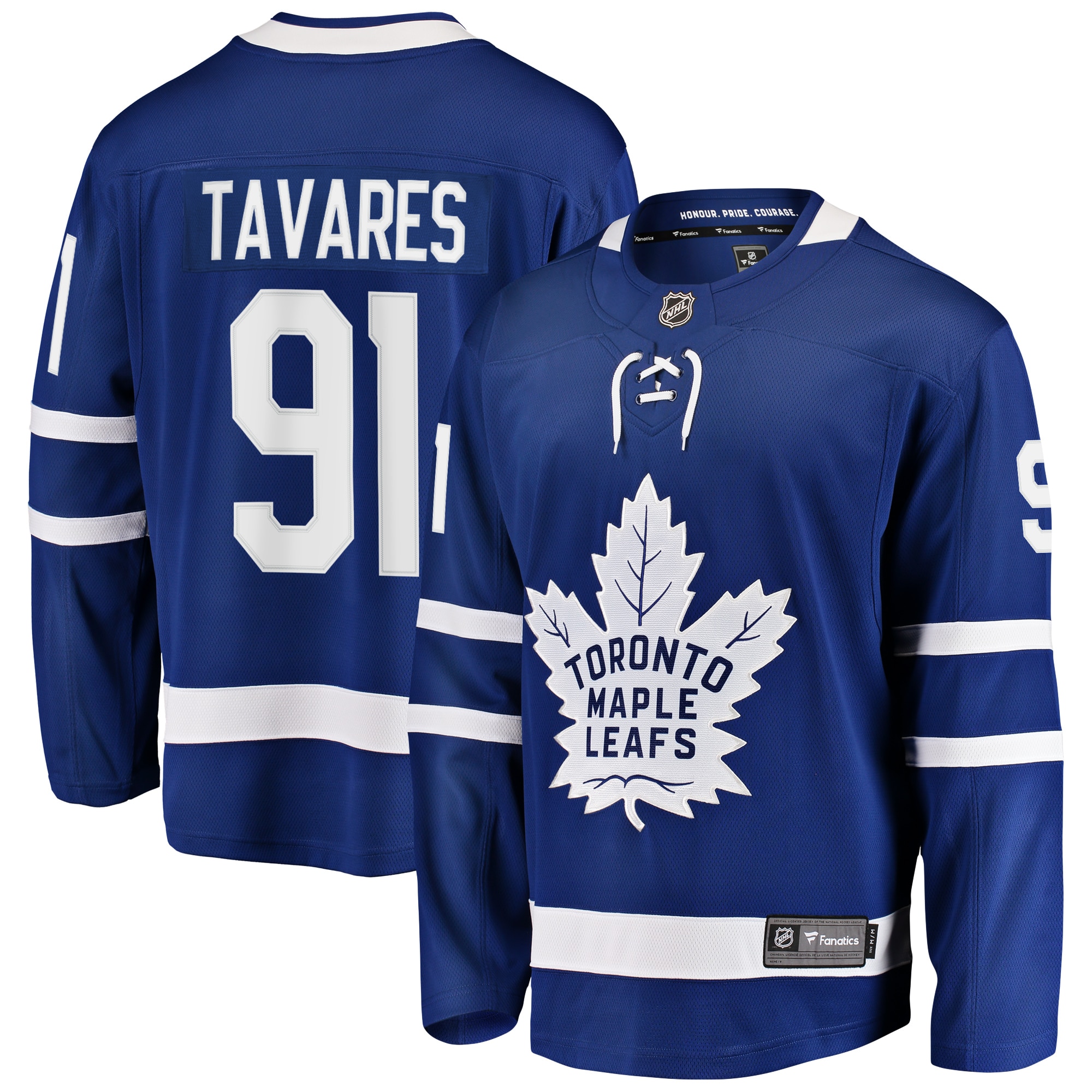 Men's Toronto Maple Leafs John Tavares Blue Home Premier Breakaway Player Jersey - JS462 