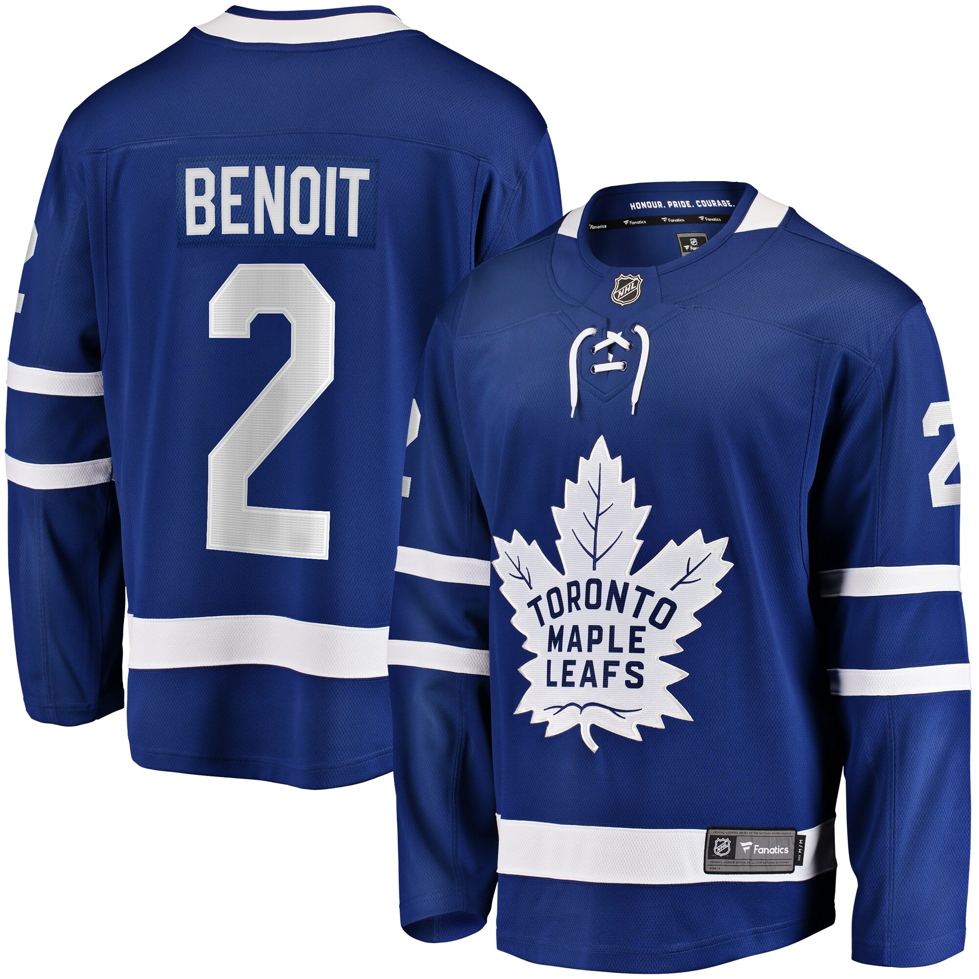 Men's Toronto Maple Leafs Simon Benoit Blue Home Premier Breakaway Player Jersey - JS947 