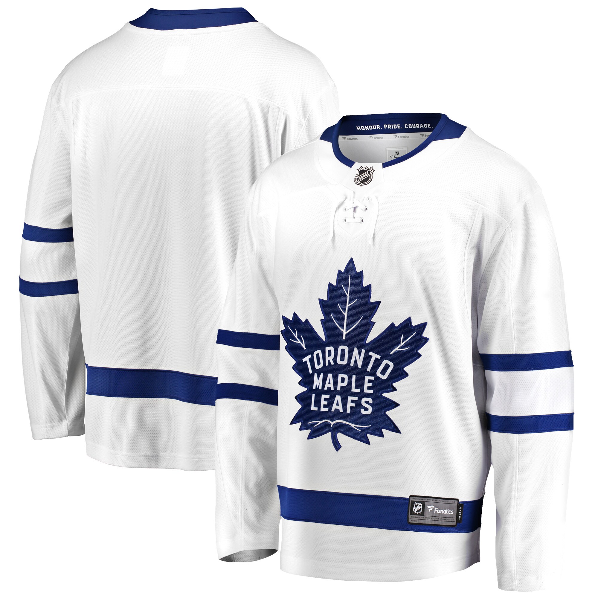 Men's Toronto Maple Leafs White Breakaway Away Jersey - JS521 