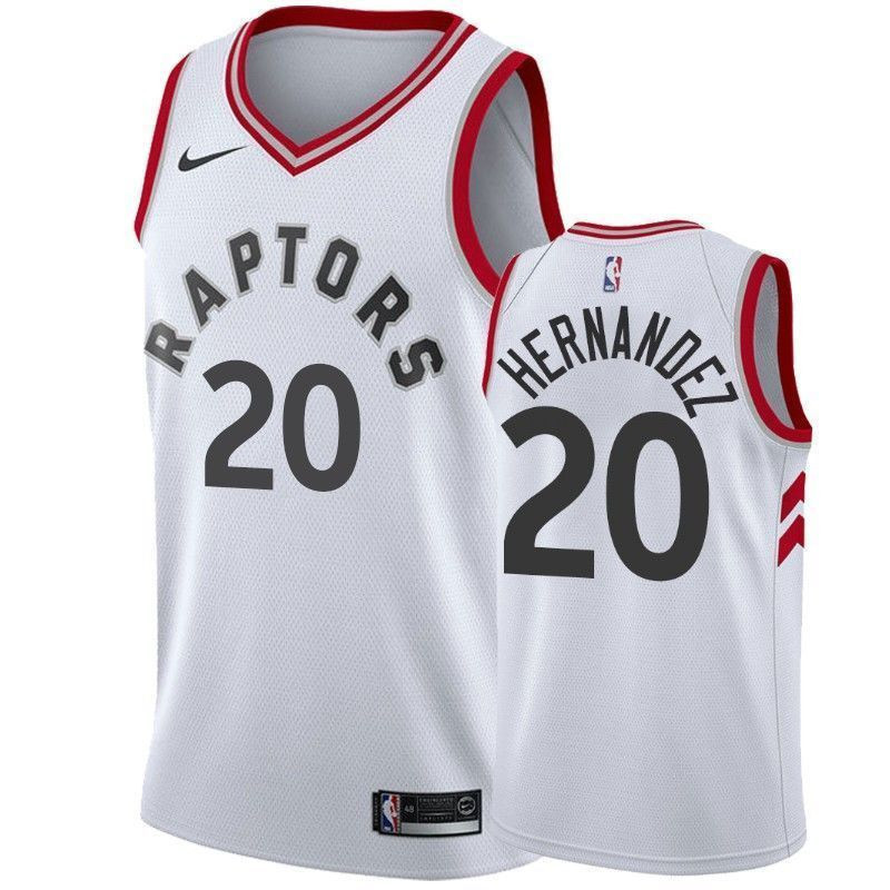 Men's Toronto Raptors Dewan Hernandez 20 Association Jersey - JS389 