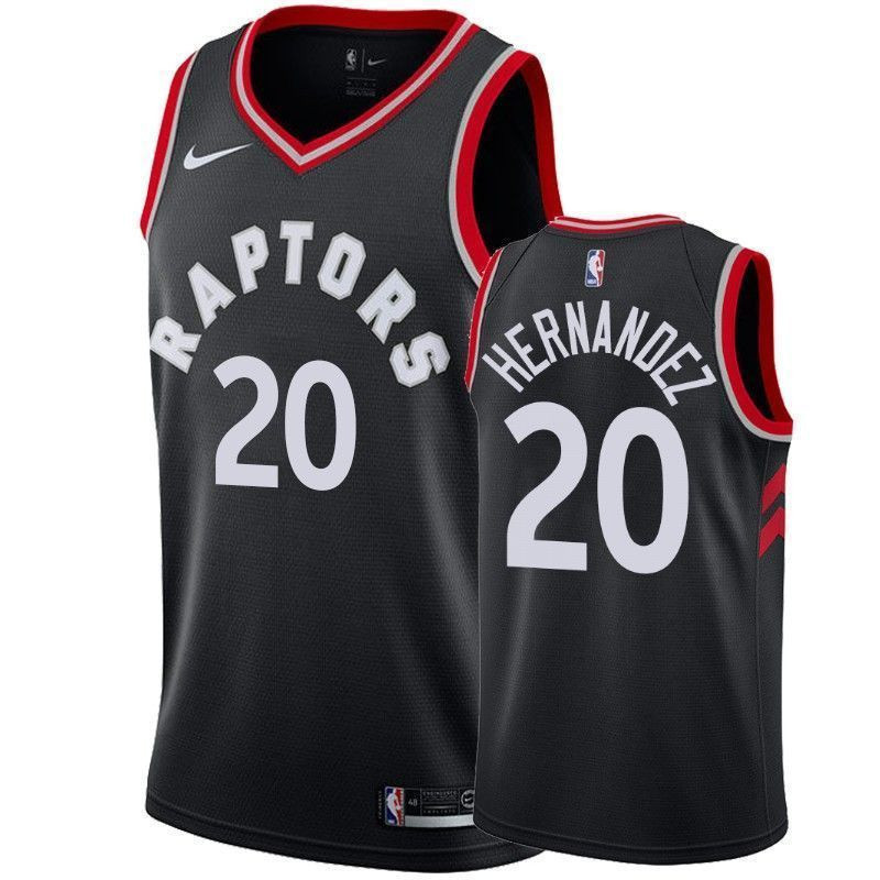Men's Toronto Raptors Dewan Hernandez 20 Statet Jersey - JS657 