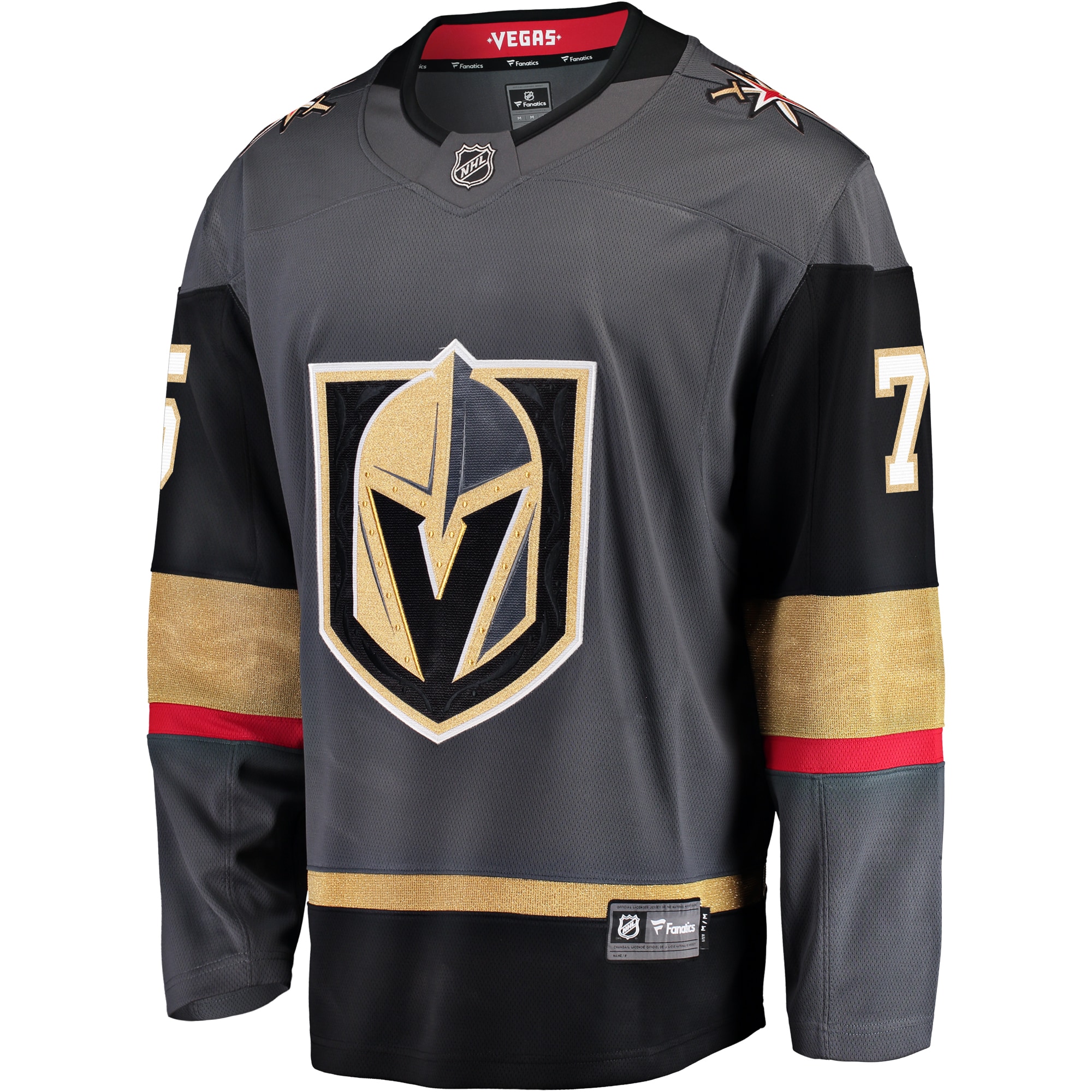 Alternative view of Men's Vegas Golden Knights Ryan Reaves Black Home Breakaway Player Jersey - JS705 