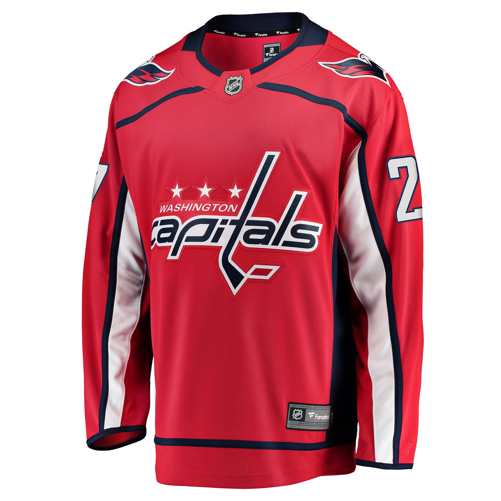 Alternative view of Men's Washington Capitals Alexander Alexeyev Red Home Breakaway Jersey - JS176 
