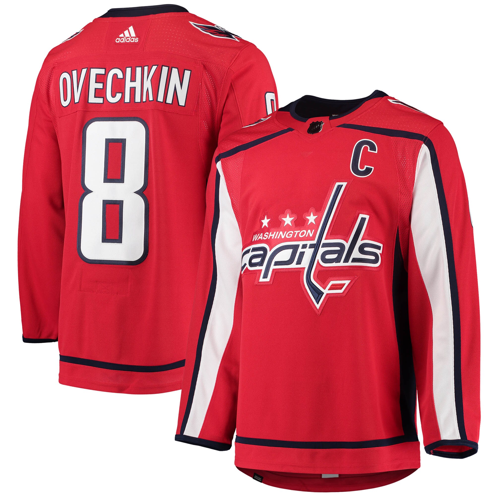 Men's Washington Capitals Alexander Ovechkin Red Home Primegreen Player Jersey - JS213 