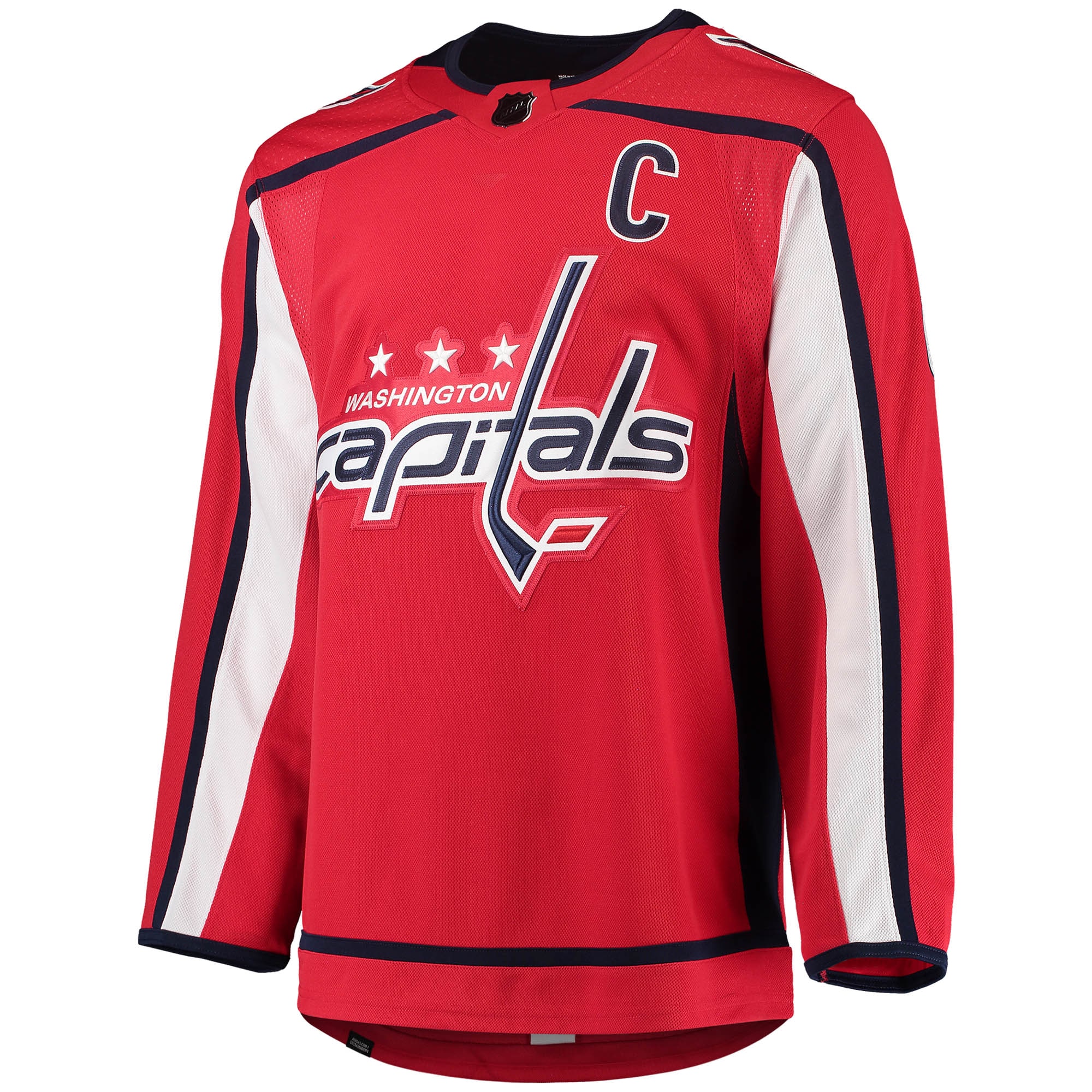 Alternative view of Men's Washington Capitals Alexander Ovechkin Red Home Primegreen Player Jersey - JS620 