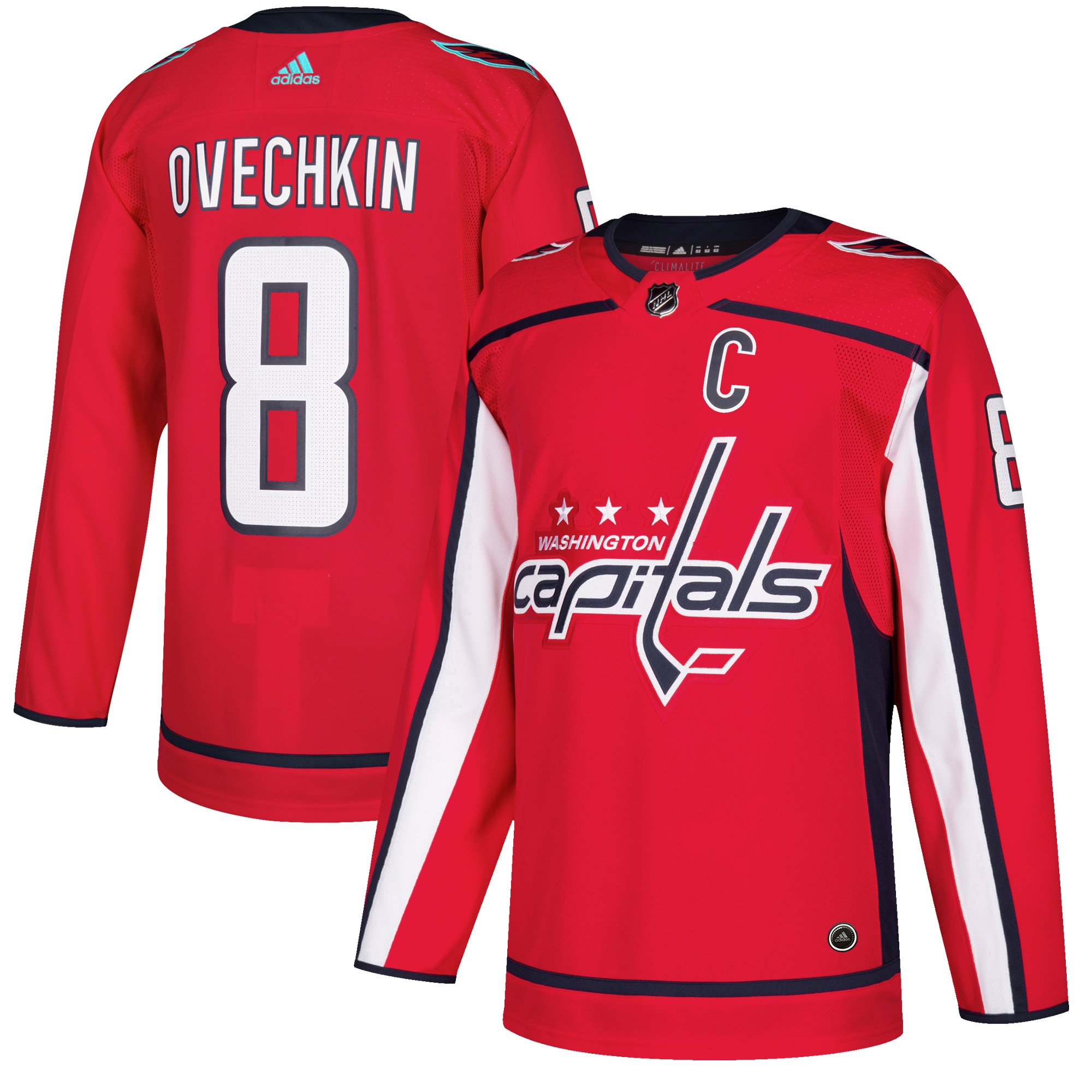 Men's Washington Capitals Alexander Ovechkin Red Player Jersey - JS627 