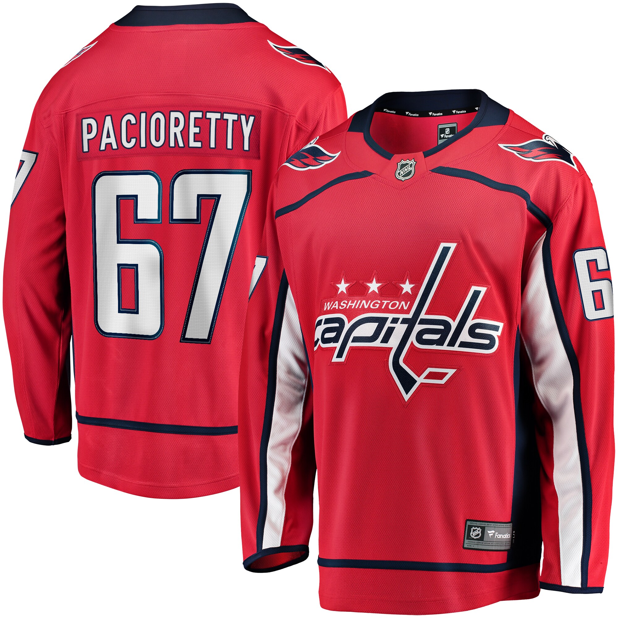 Men's Washington Capitals Max Pacioretty Red Home Breakaway Player Jersey - JS720 