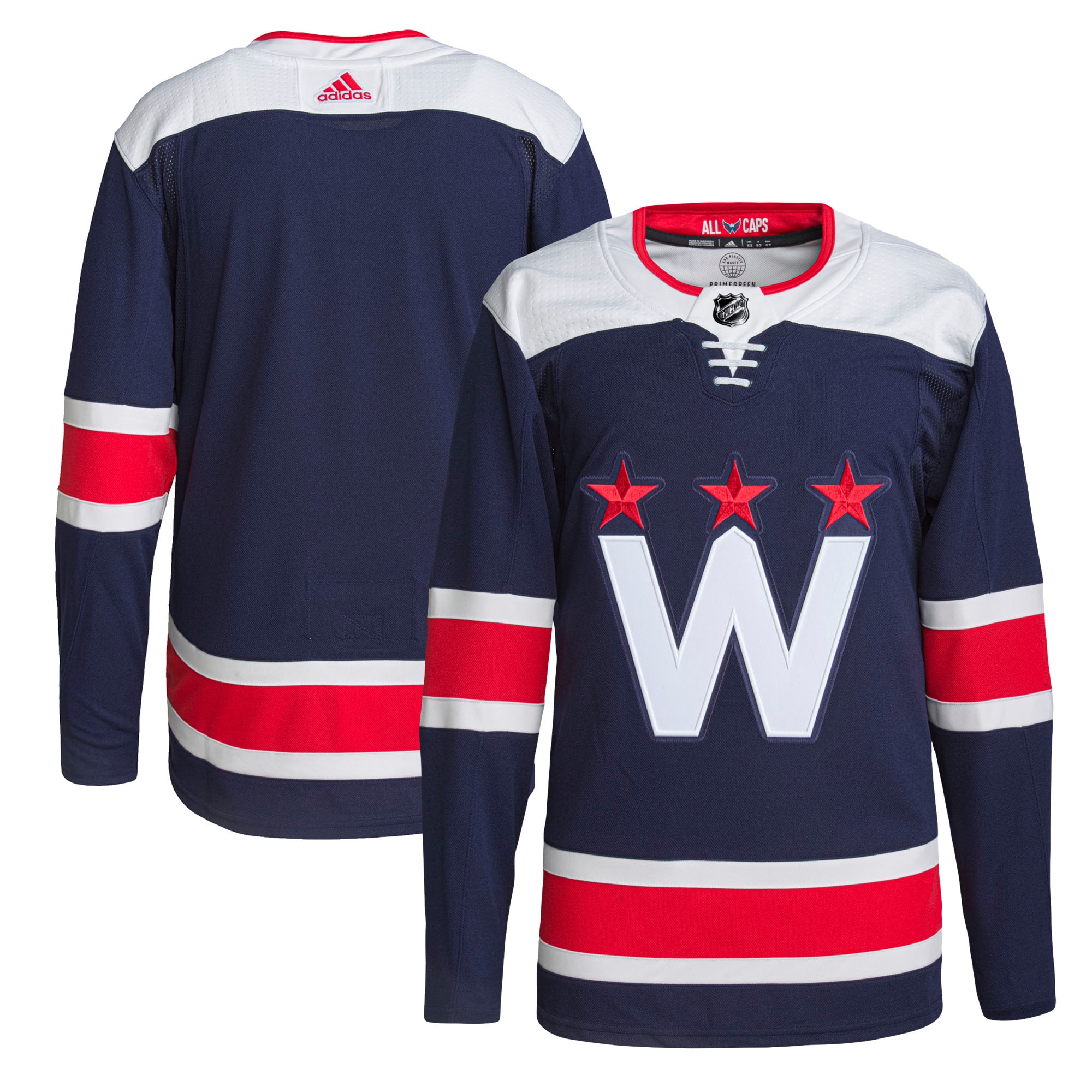 Men's Washington Capitals Navy Alternate Jersey - JS646 