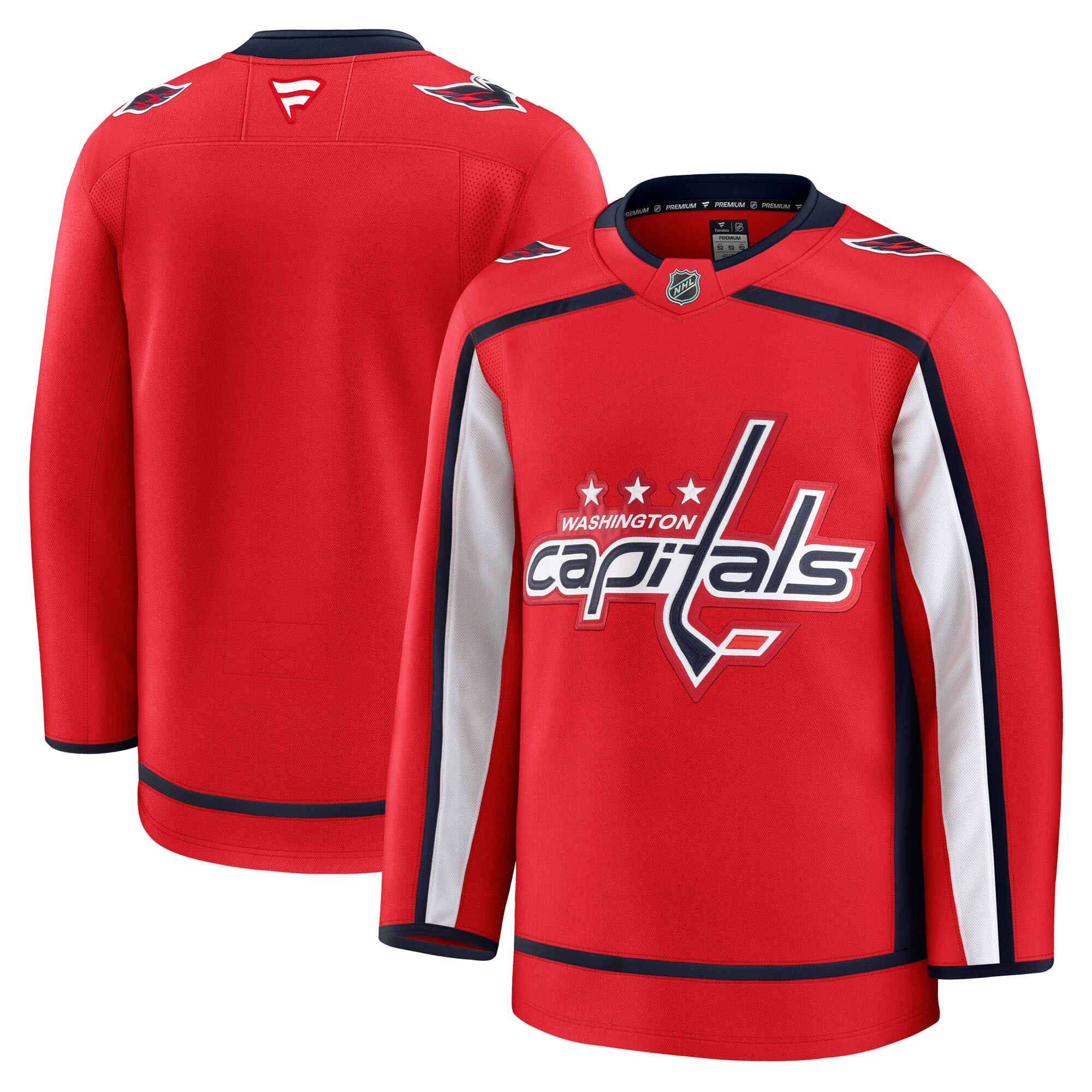 Men's Washington Capitals Red Home Premium Jersey - JS831 