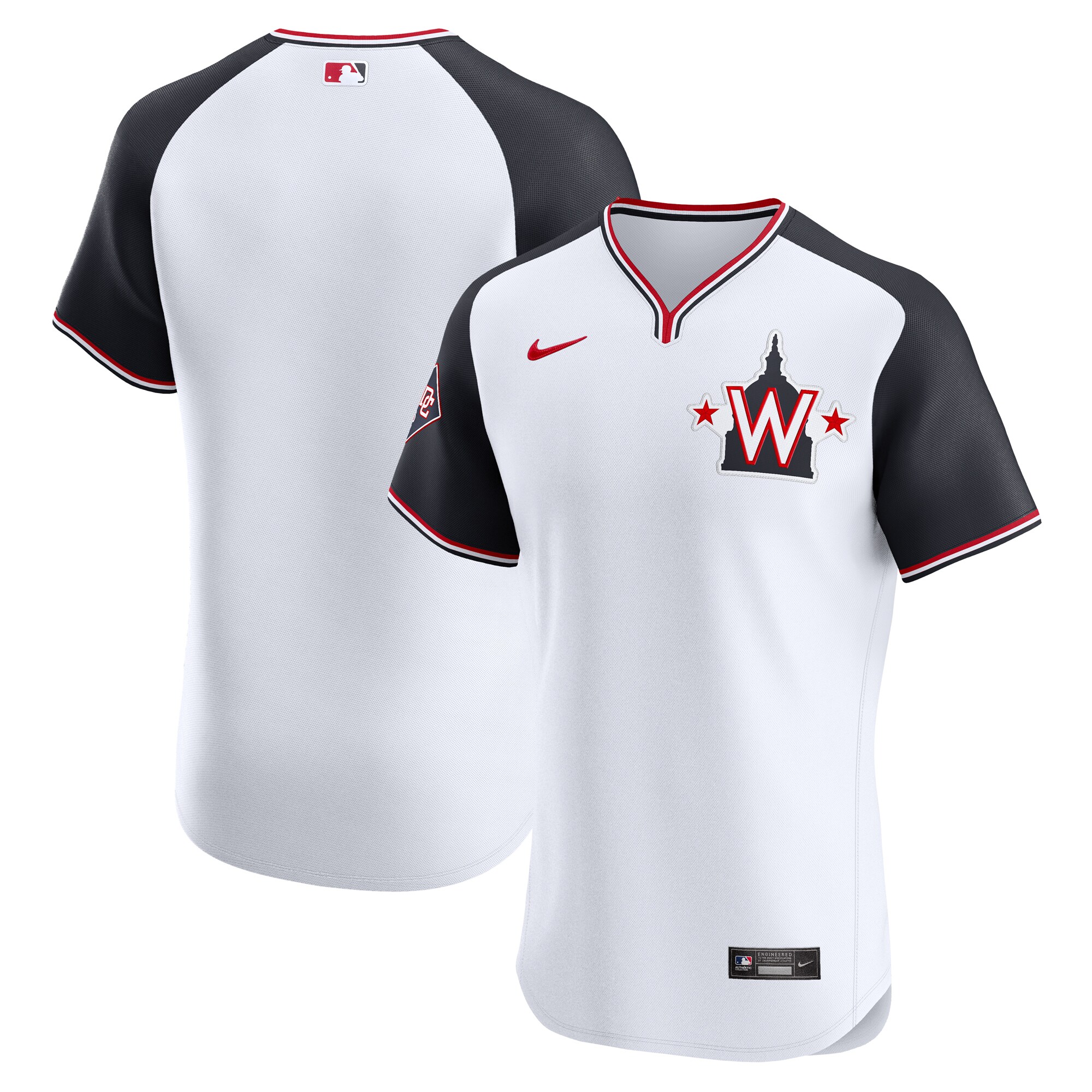 Men's Washington Nationals Navy Alternate Elite Jersey - JS939 