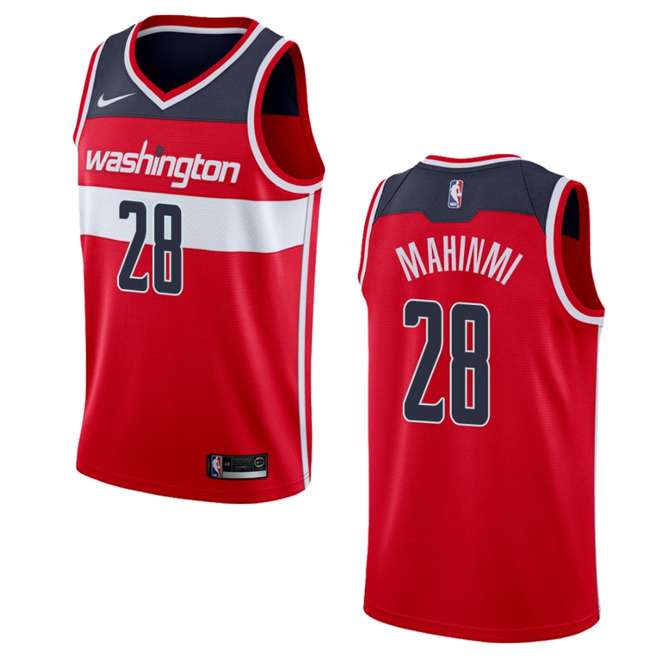Men's Washington Wizards #28 Ian Mahinmi Icon Swingman Jersey - Red