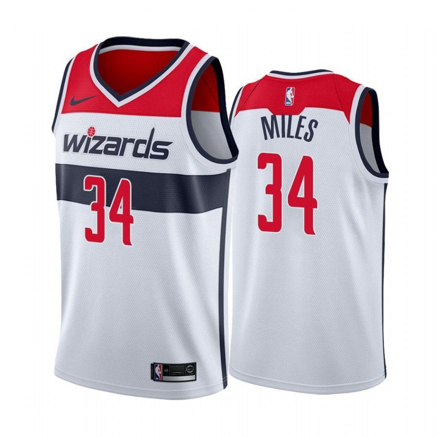 Men's Washington Wizards C.j. Miles 34 Association Jersey - JS859 