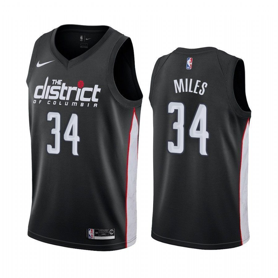 Men's Washington Wizards C.j. Miles 34 City Men's Jersey - JS503 