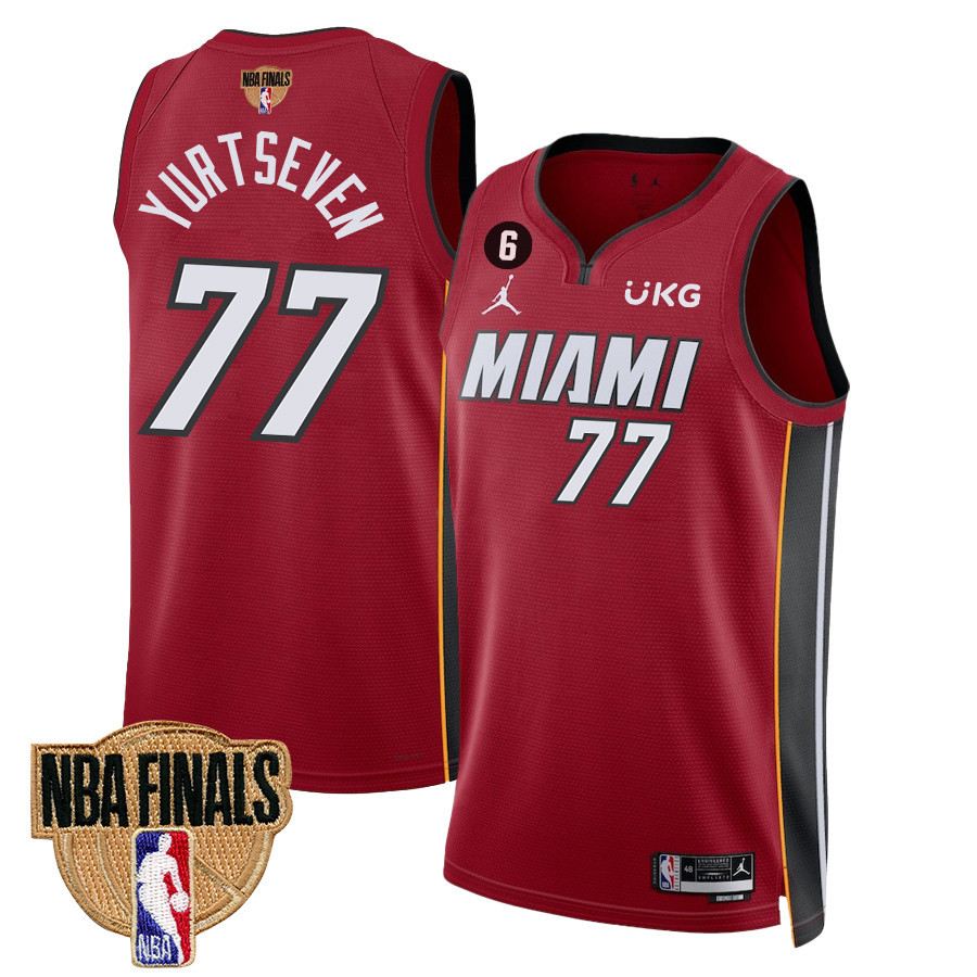 Ömer Yurtseven 77 Miami Heat Final Champions 2023 Swingman Jersey - Red - JS236 