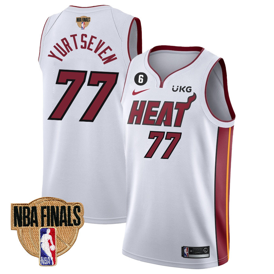 Ömer Yurtseven 77 Miami Heat Final Champions 2023 Swingman Jersey - White - JS948 