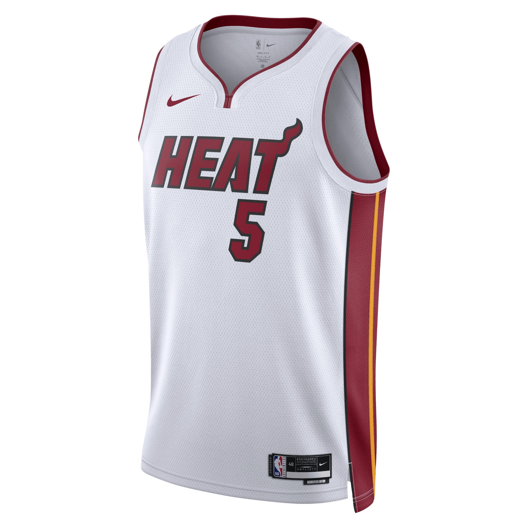 Miami Heat Association Edition Swingman Jersey - White - Nikola Jović - Unisex - JS347 