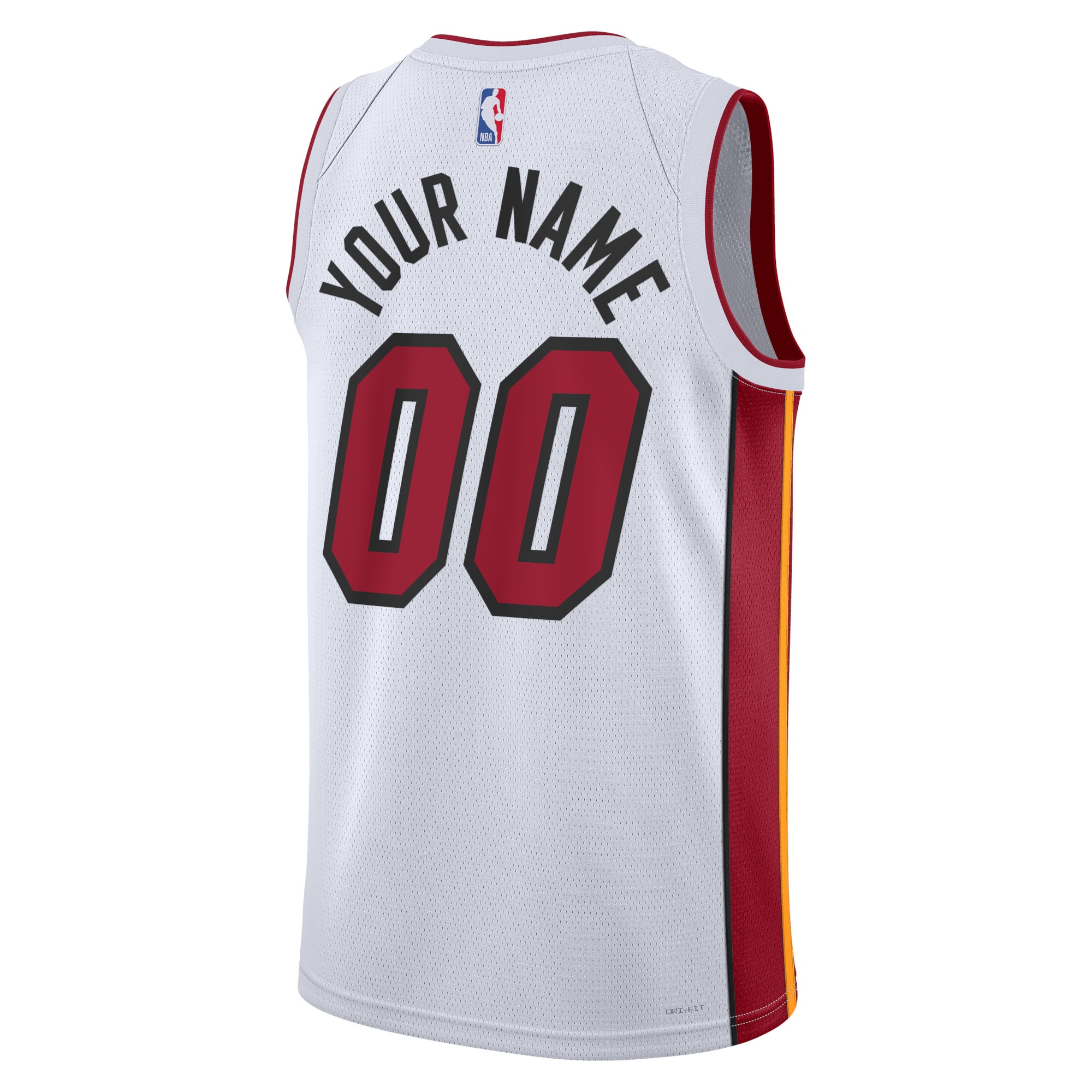 Alternative view of Miami Heat Association Swingman Jersey - Custom - Unisex - JS301 
