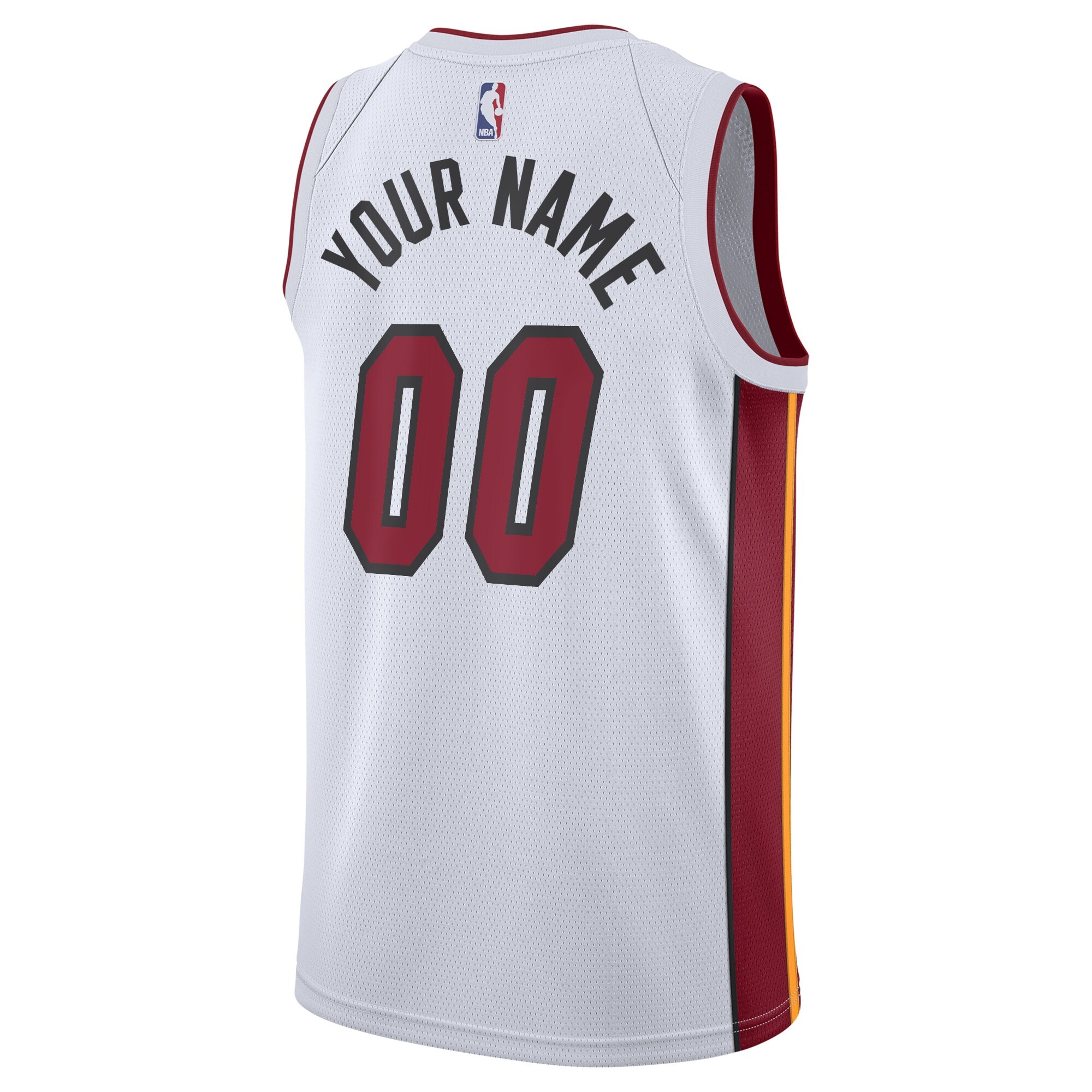 Alternative view of Miami Heat Association Swingman Jersey - Custom - Youth - JS506 