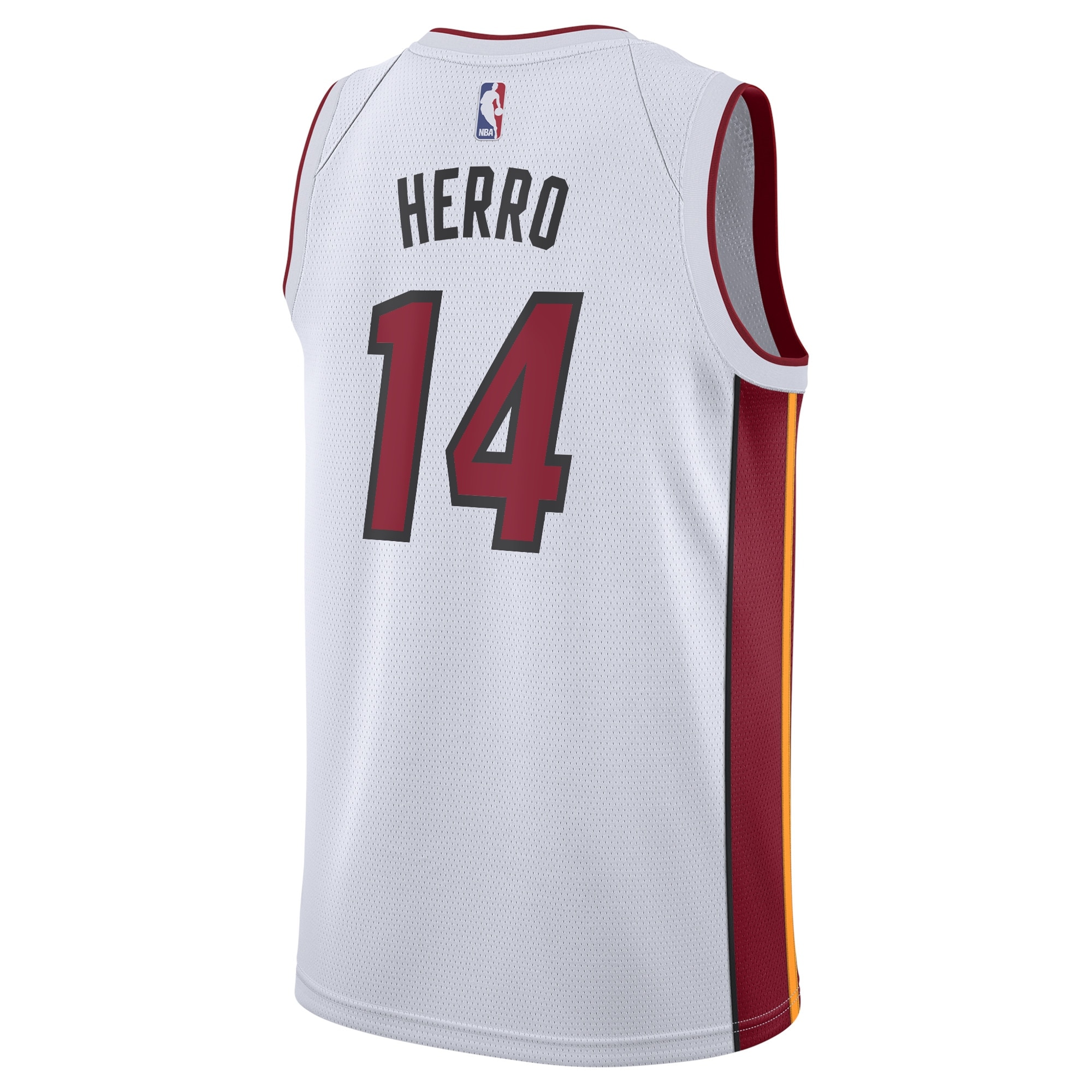 Alternative view of Miami Heat Association Swingman Jersey - Tyler Herro - Youth - JS482 