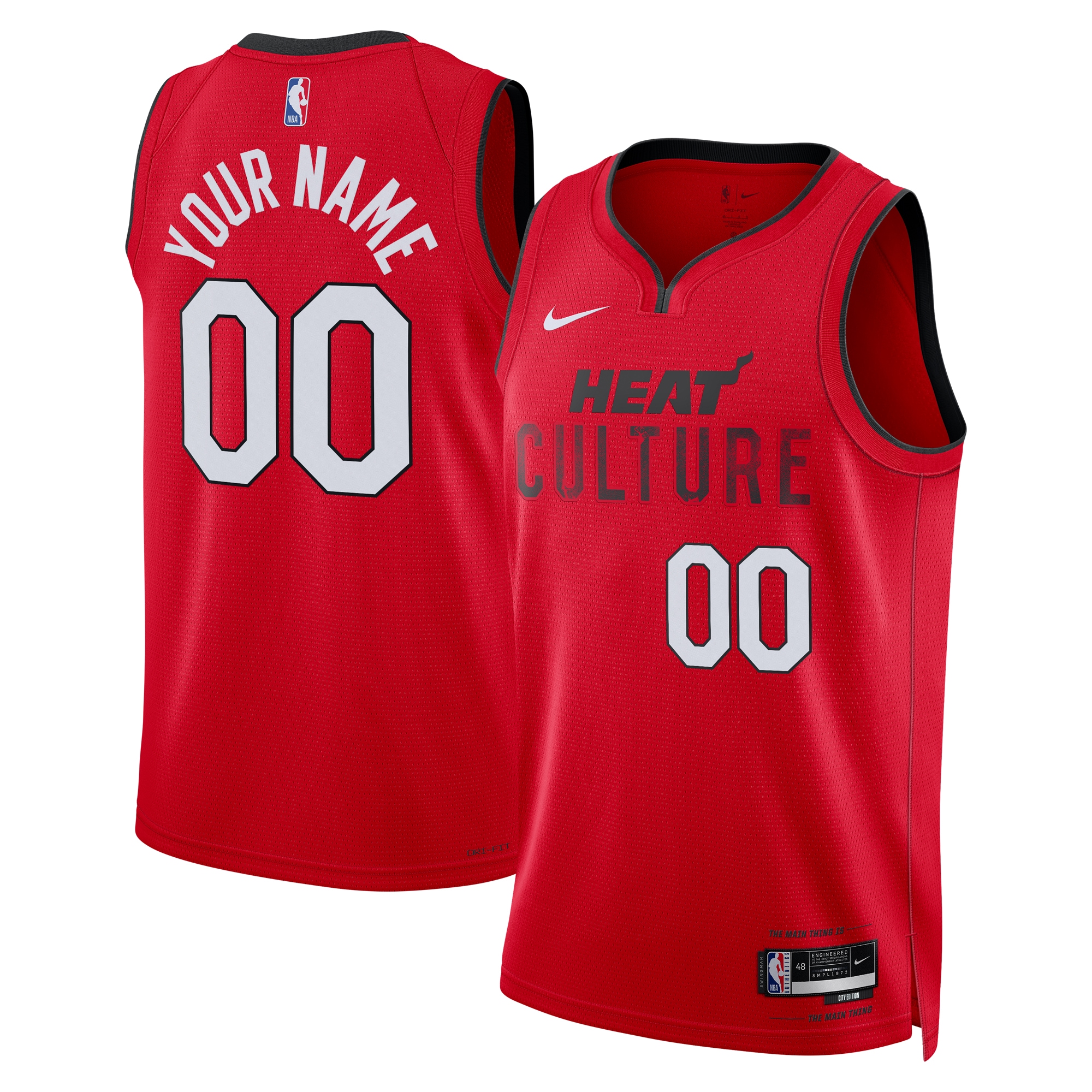 Miami Heat City Edition Swingman Jersey 2024 - Custom - Unisex - JS264 