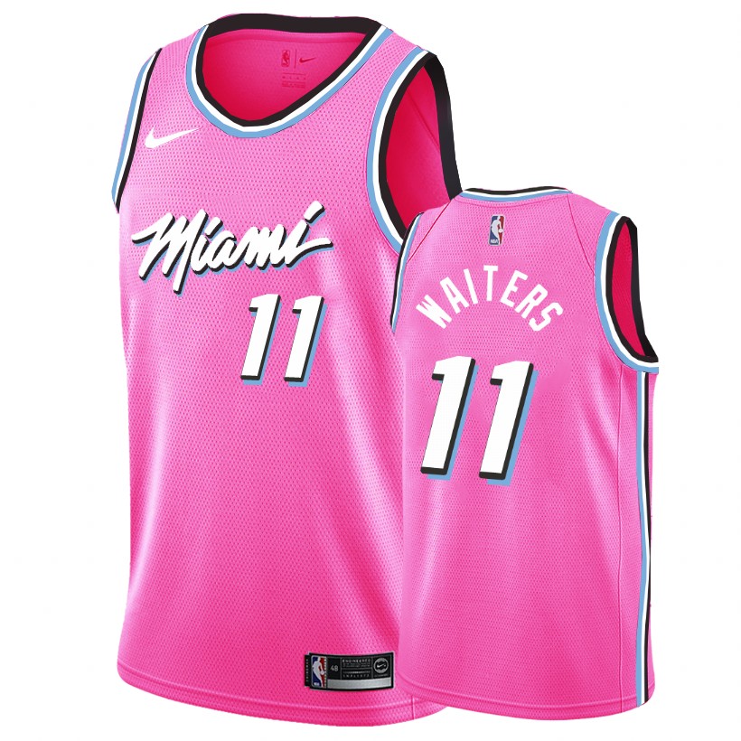 Miami Heat Dion Waiters #11 Pink Earned Edition Jersey