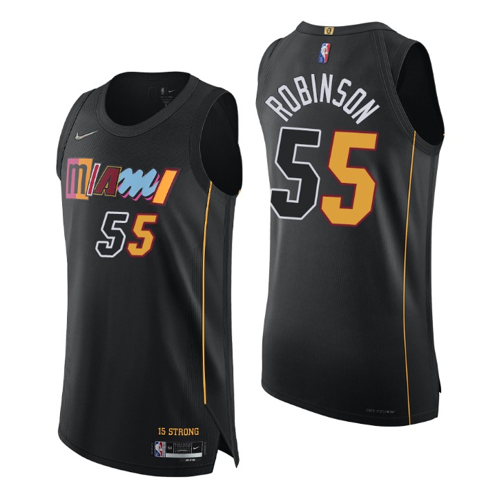 Miami Heat Duncan Robinson 2021-22 75th Anniversary Authentic Jersey City
