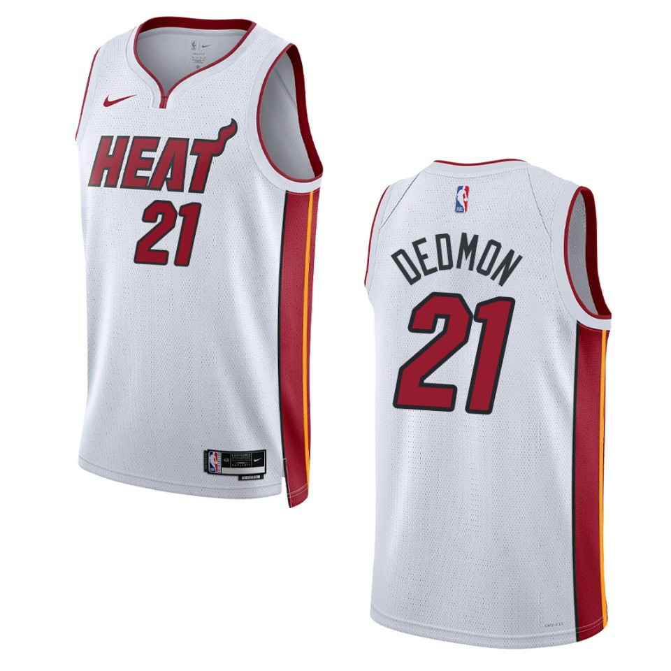 Miami Heat Dwayne Dedmon 2022-23 Association Edition White Swingman Jersey