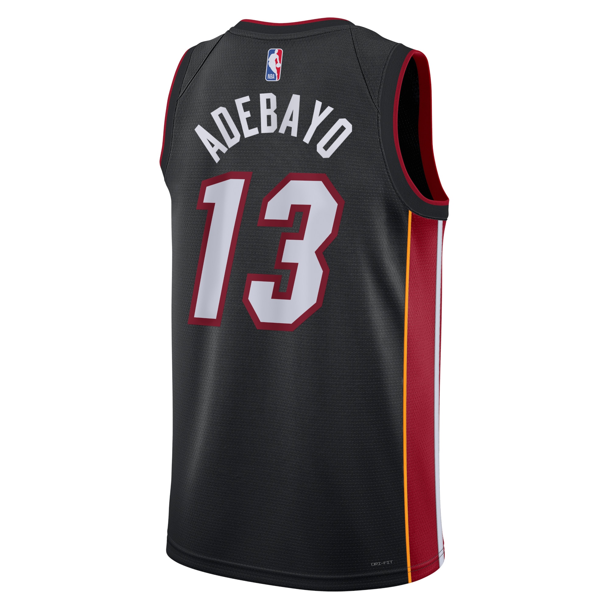 Alternative view of Miami Heat Icon Edition Swingman Jersey - Black - Bam Adebayo - Unisex - JS428 