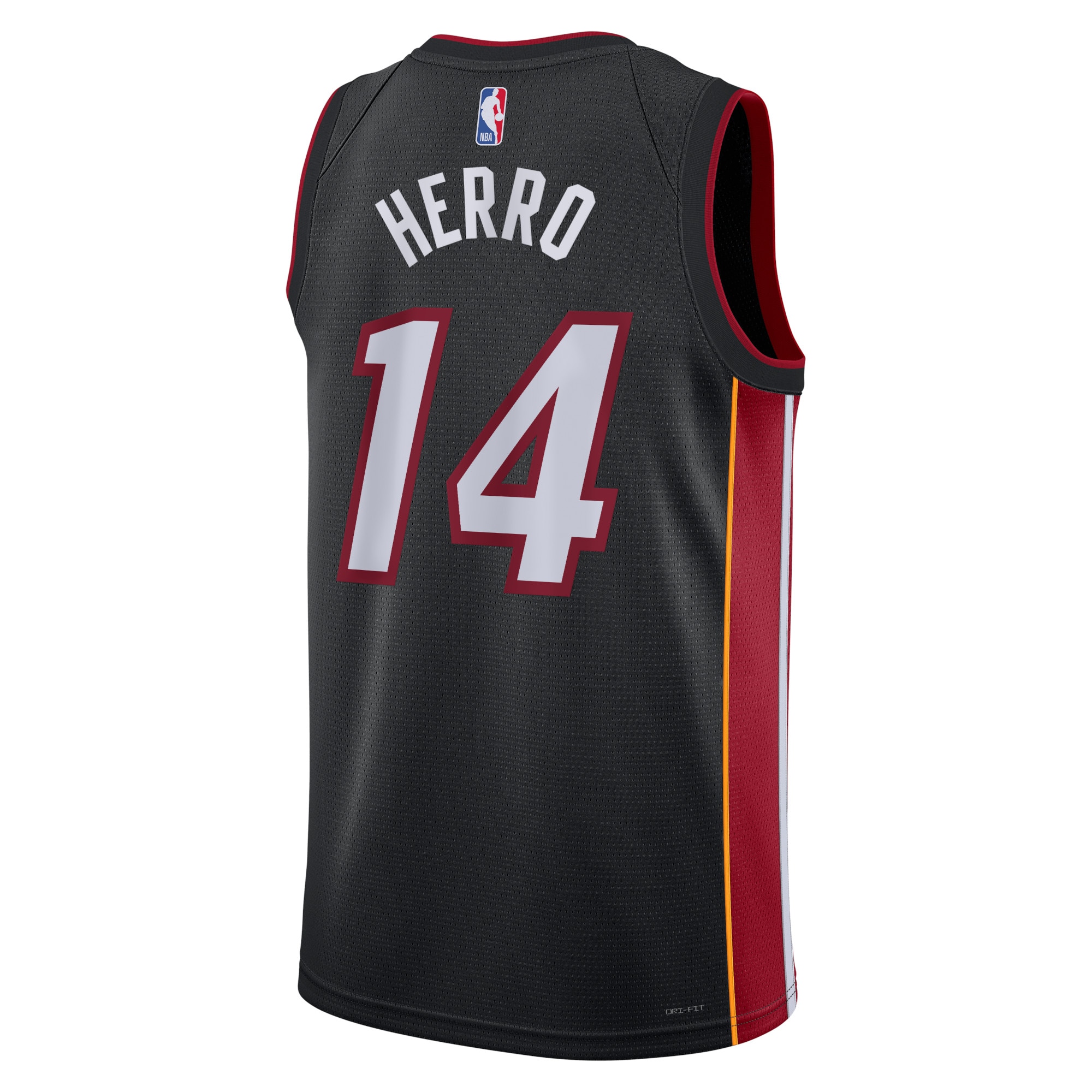 Alternative view of Miami Heat Icon Edition Swingman Jersey - Black - Tyler Herro - Unisex - JS653 