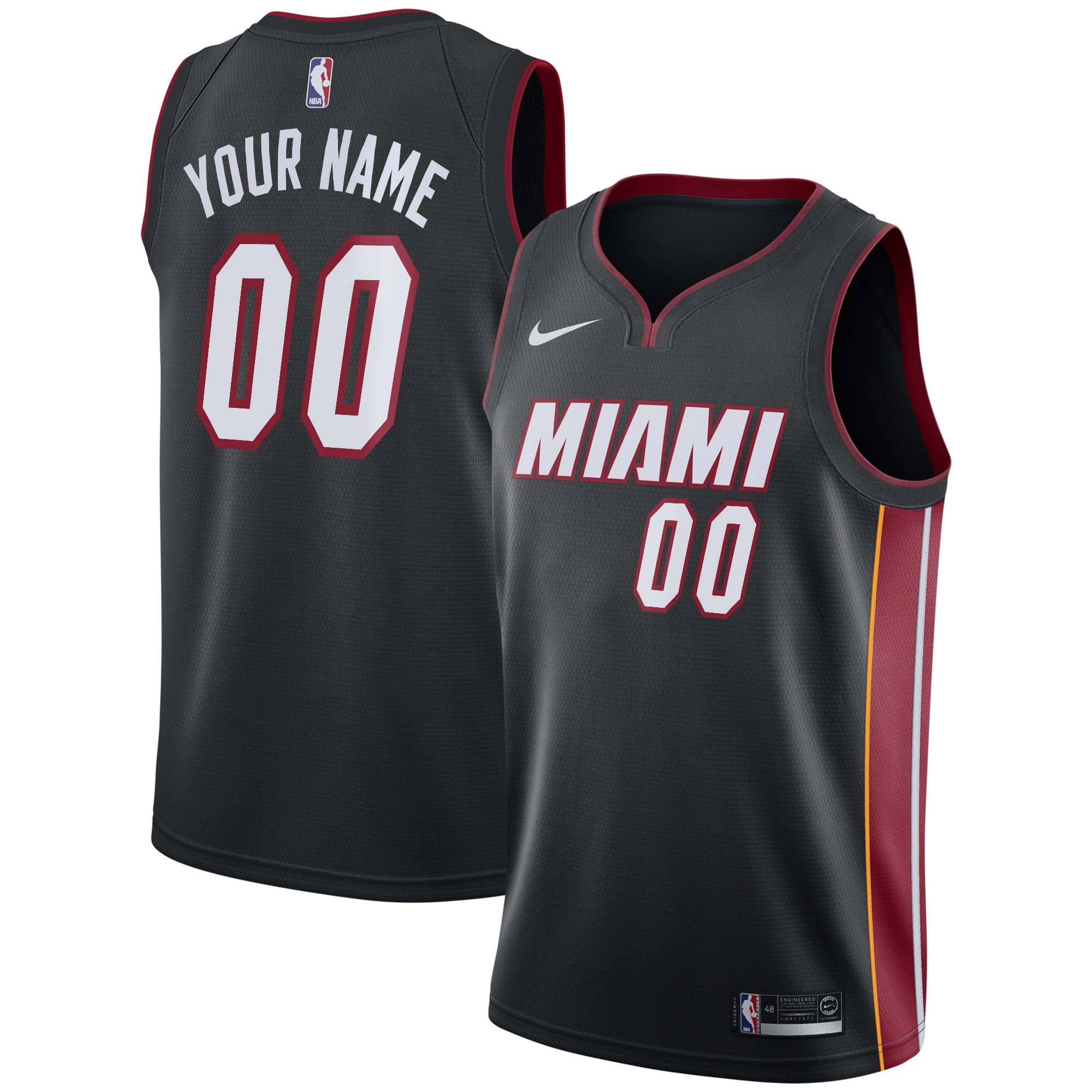 Miami Heat Icon Swingman Jersey - Custom - Youth - JS945 