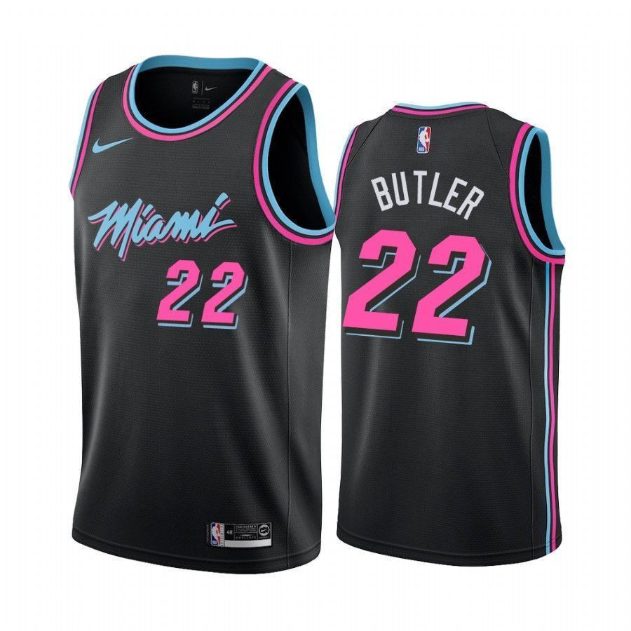 Miami Heat Jimmy Butler 22 City Men's Jersey - JS143 
