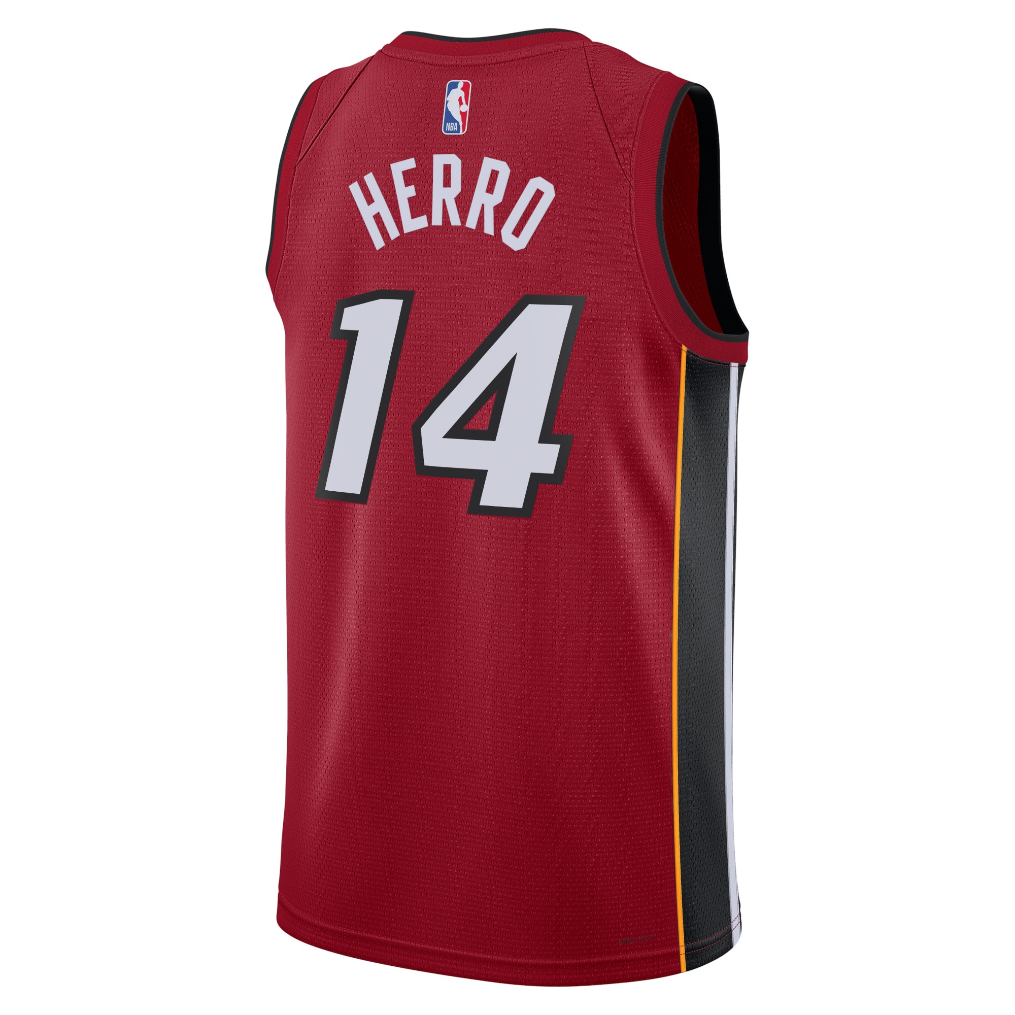 Alternative view of Miami Heat Jordan Statement Edition Swingman Jersey - Red - Tyler Herro - Unisex - JS696 