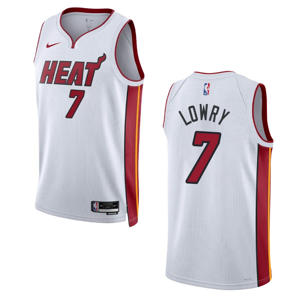 Miami Heat Kyle Lowry 2022-23 Association Edition White Swingman Jersey